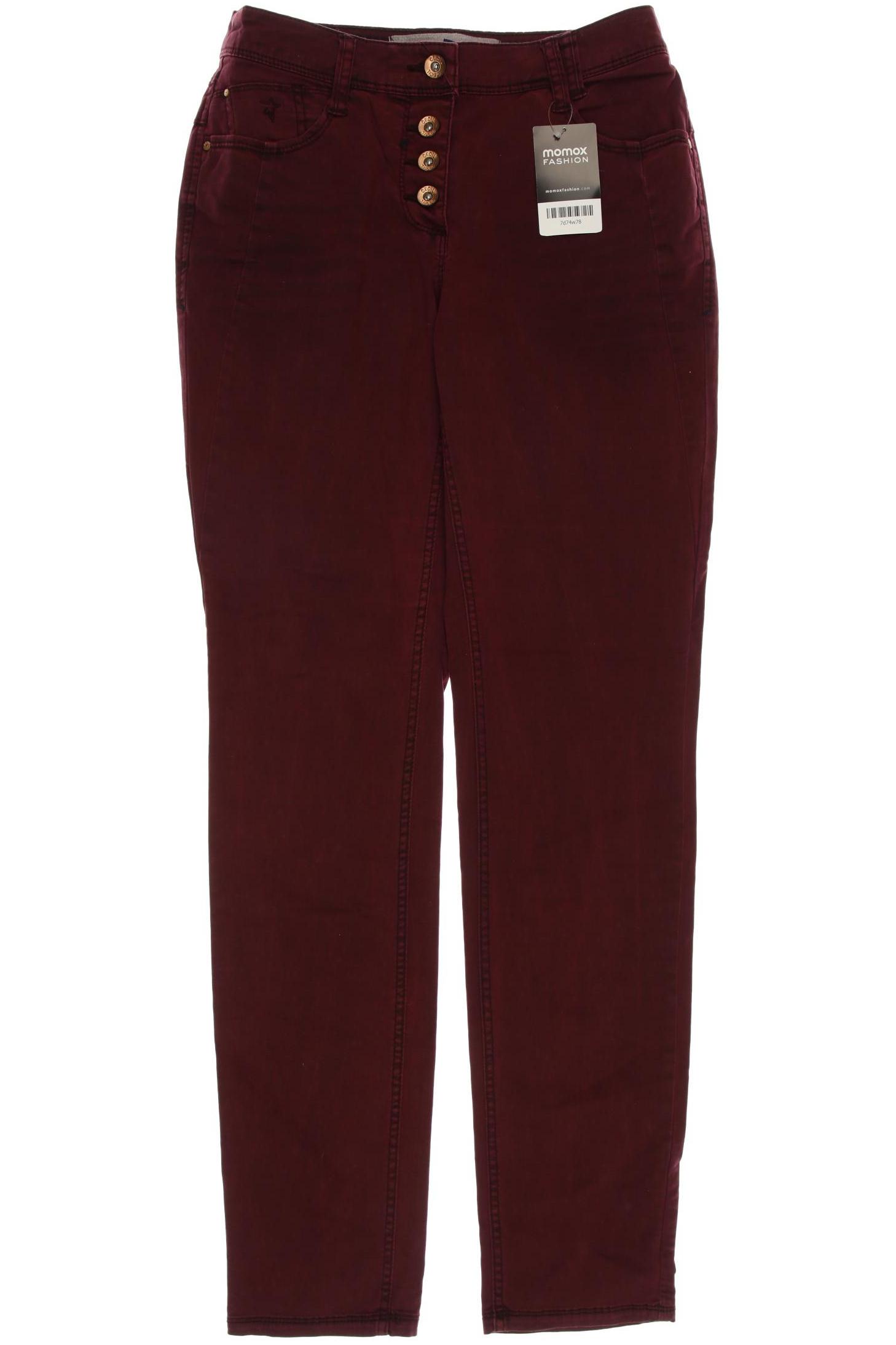 

Cecil Damen Jeans, bordeaux, Gr. 25