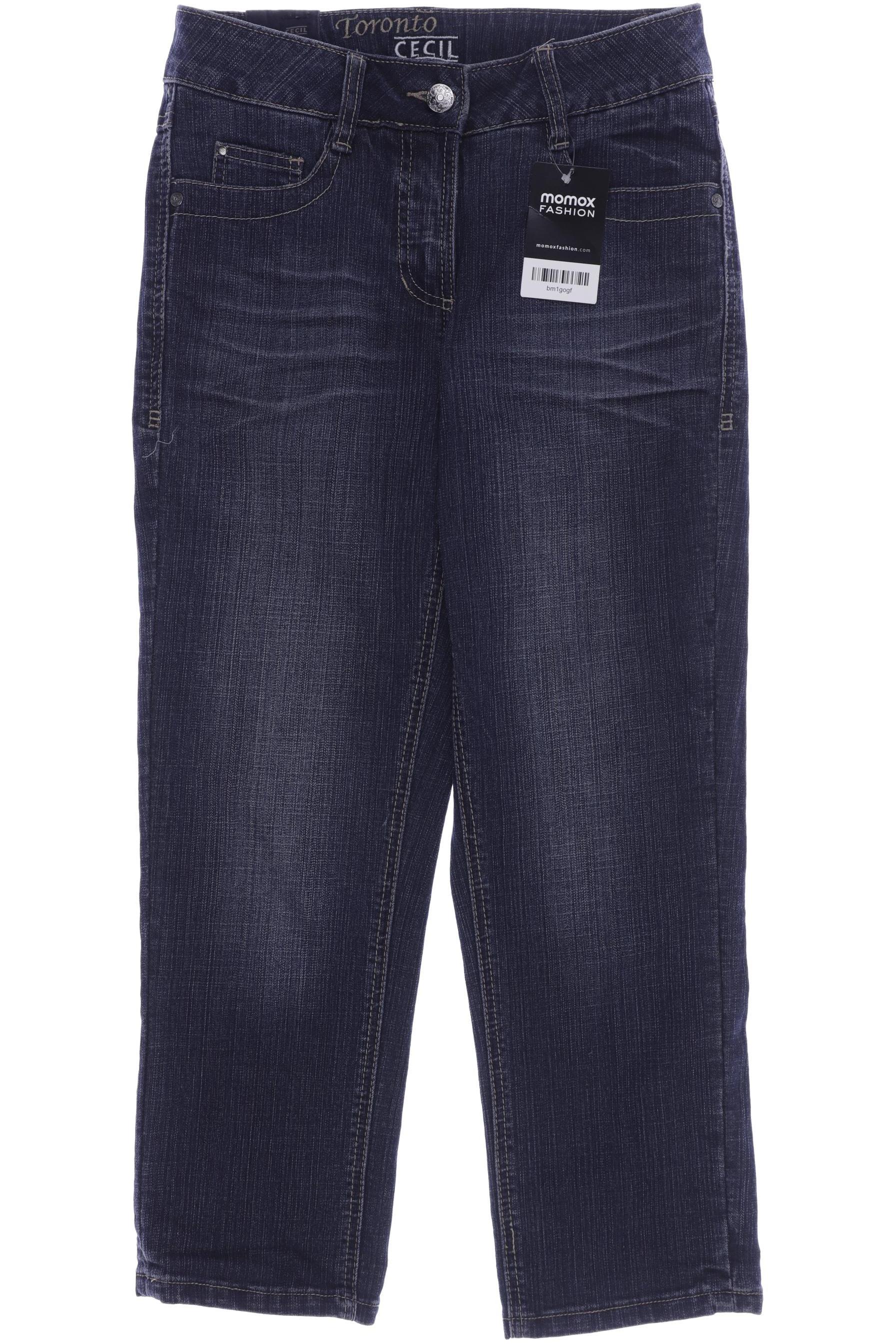 

CECIL Damen Jeans, blau