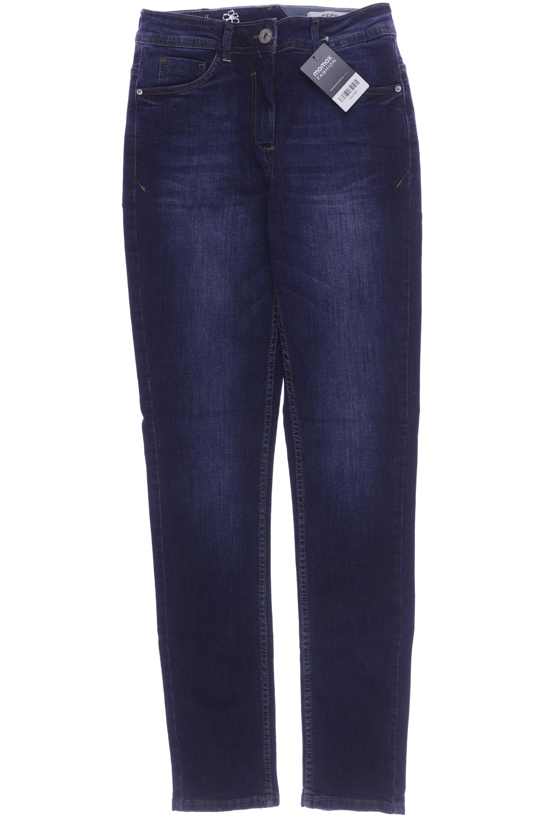 

CECIL Damen Jeans, blau