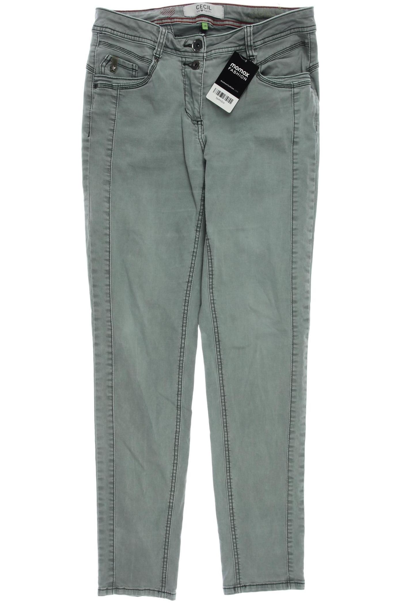 

Cecil Damen Jeans, hellgrün, Gr. 28