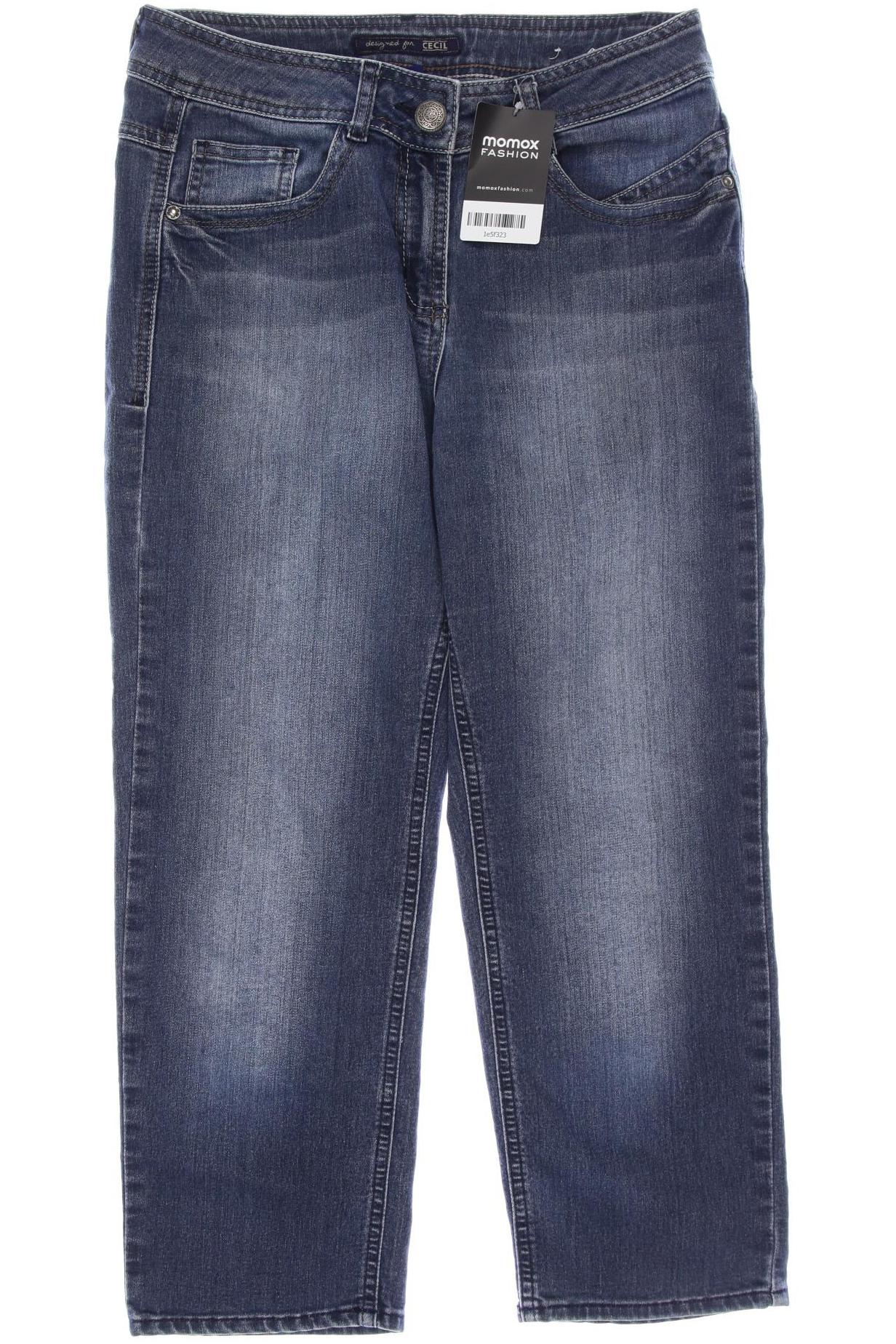 

CECIL Damen Jeans, blau