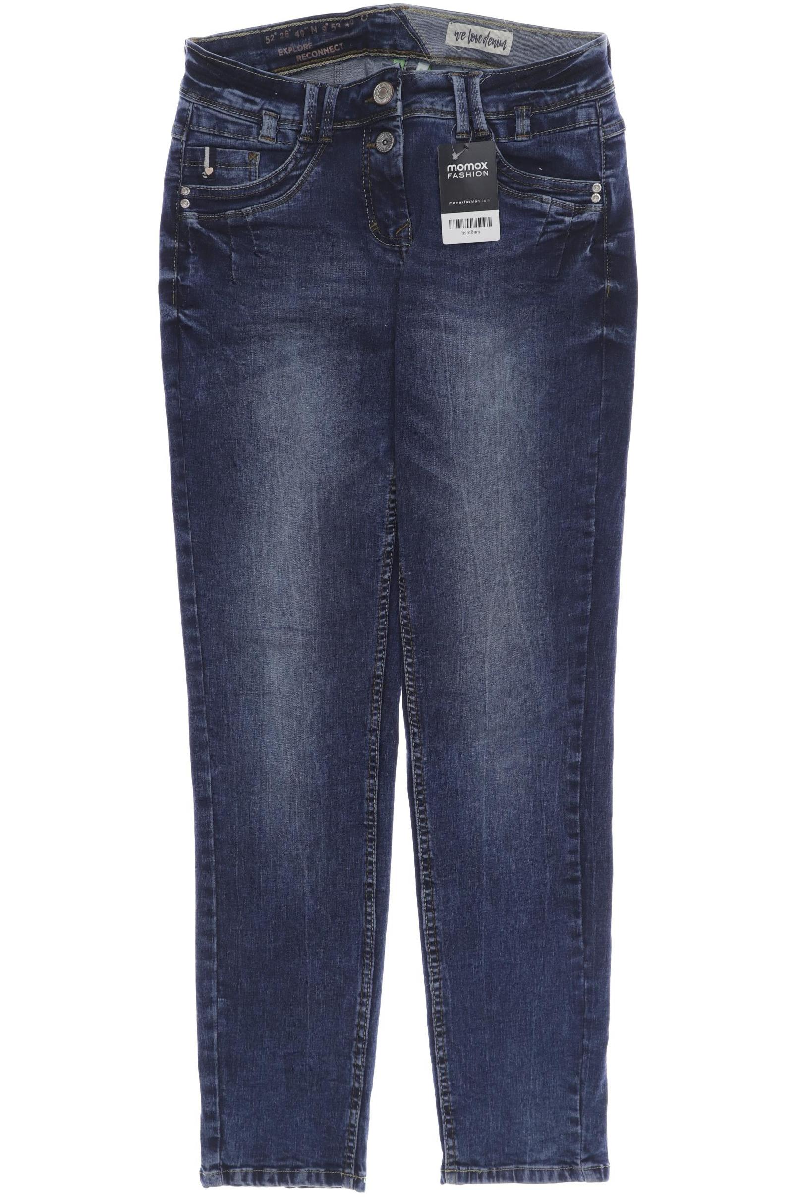 

CECIL Damen Jeans, blau