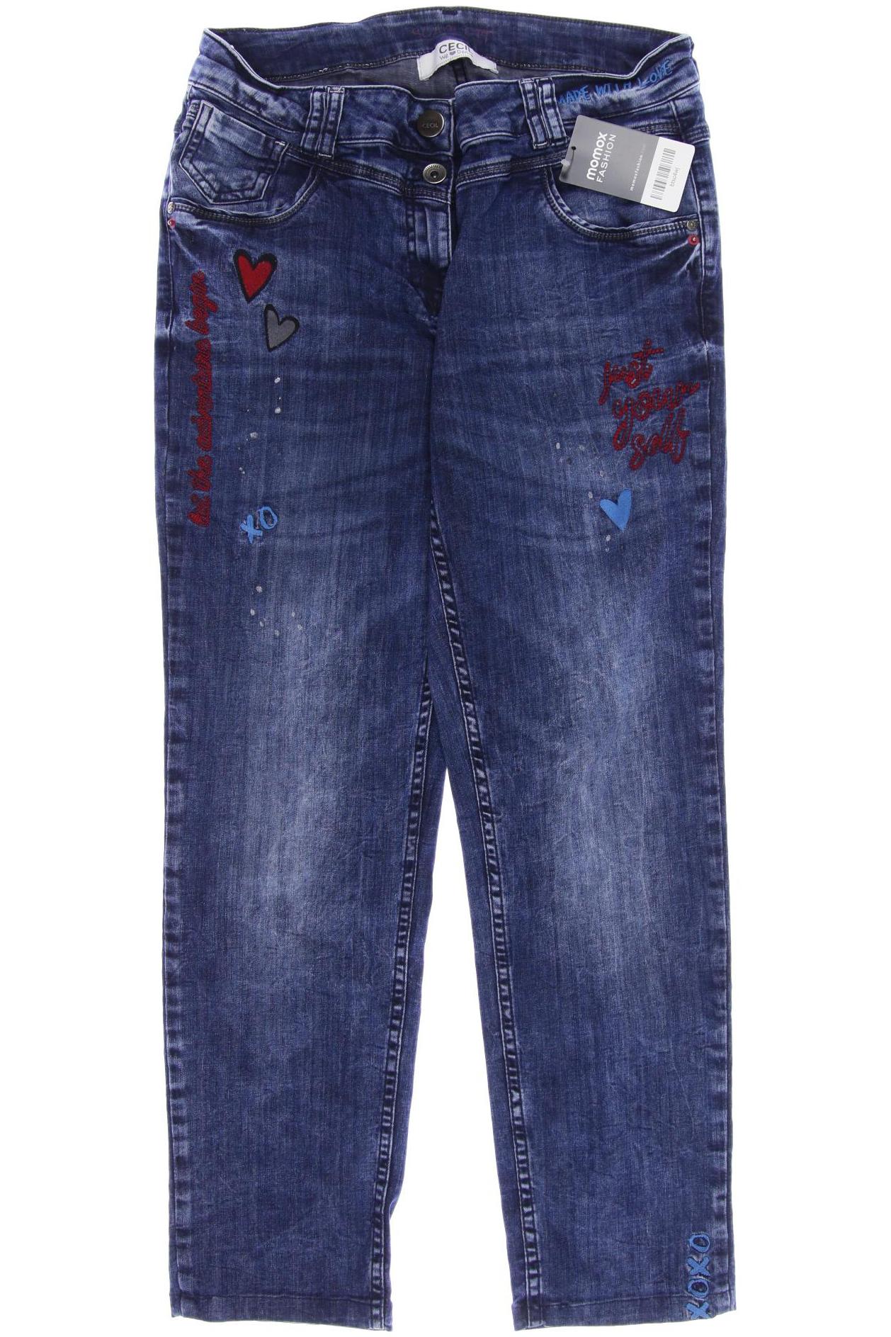 

CECIL Damen Jeans, marineblau