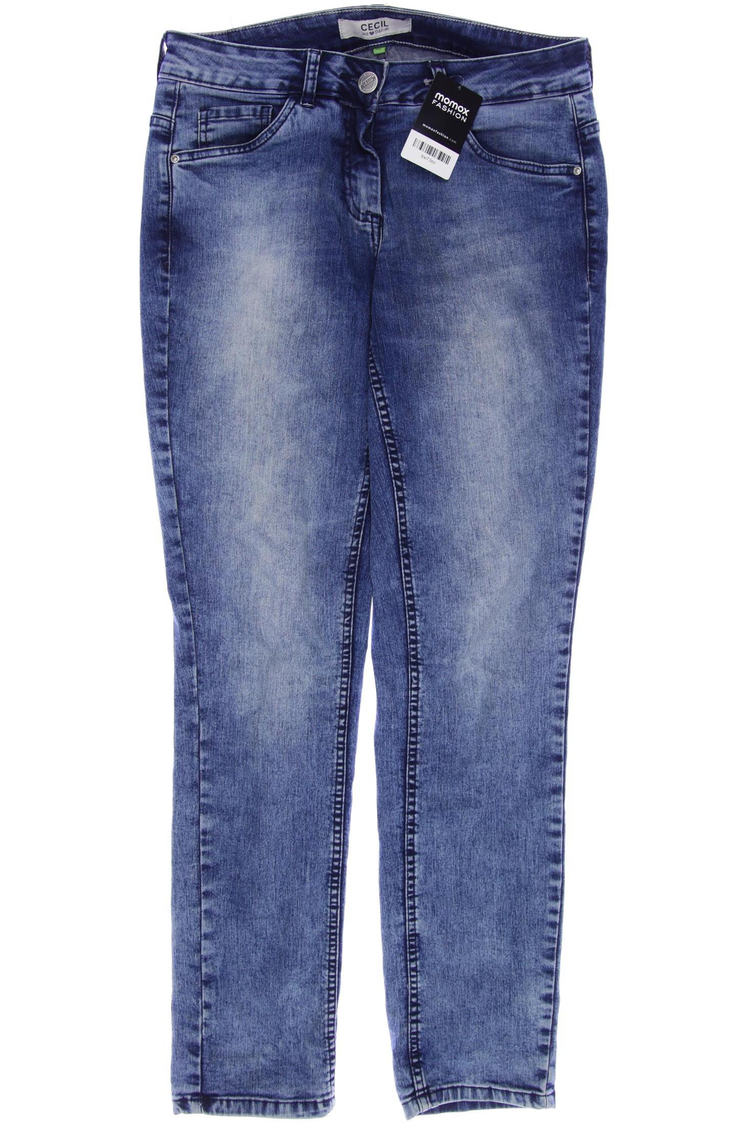 

CECIL Damen Jeans, blau