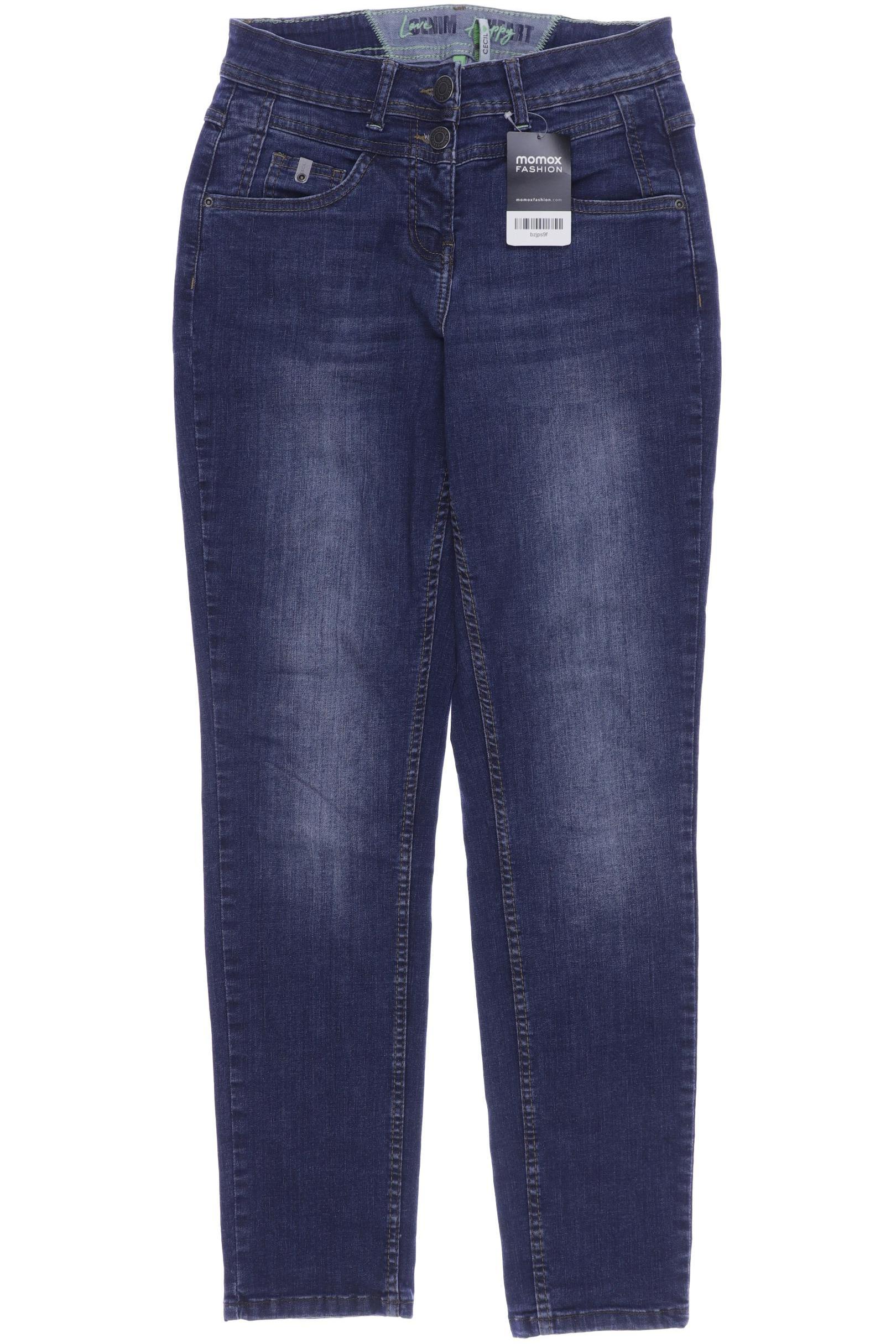 

CECIL Damen Jeans, blau