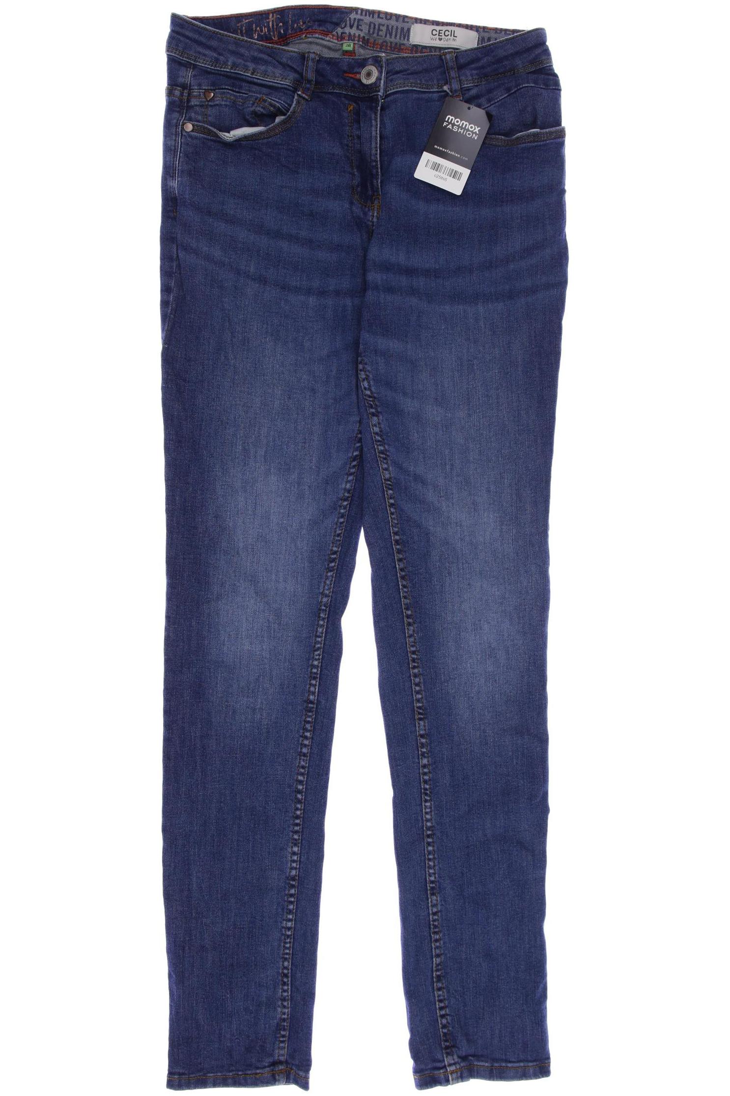 

CECIL Damen Jeans, blau