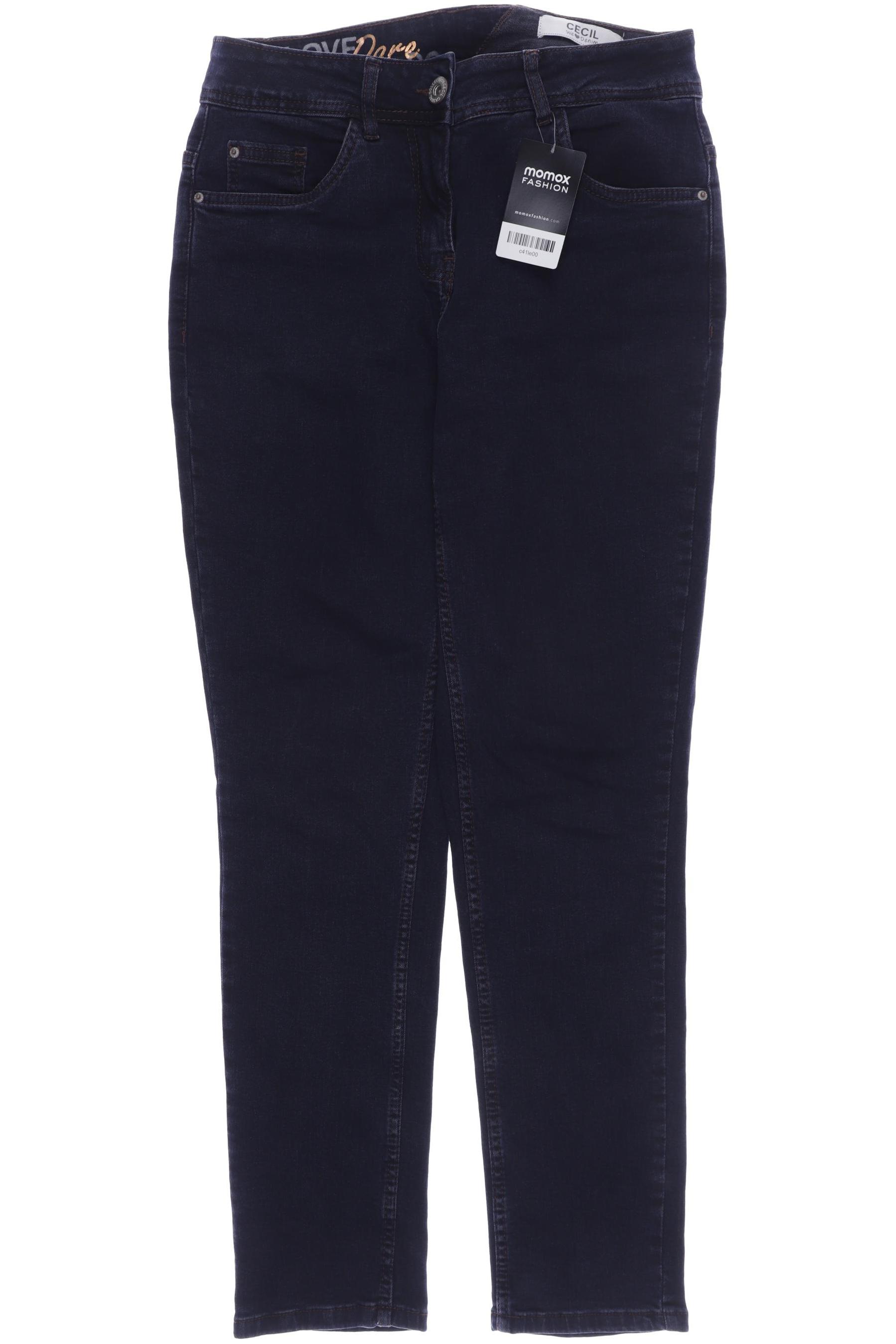

CECIL Damen Jeans, marineblau