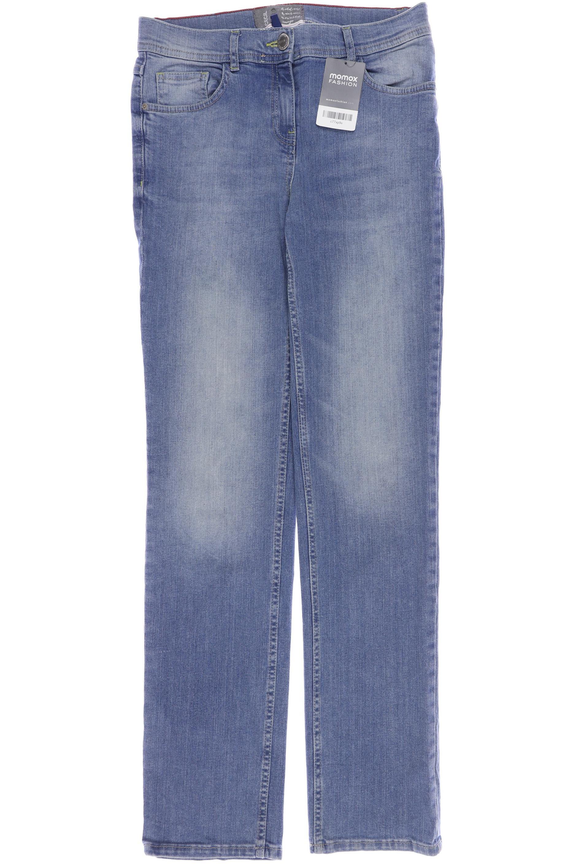 

CECIL Damen Jeans, blau