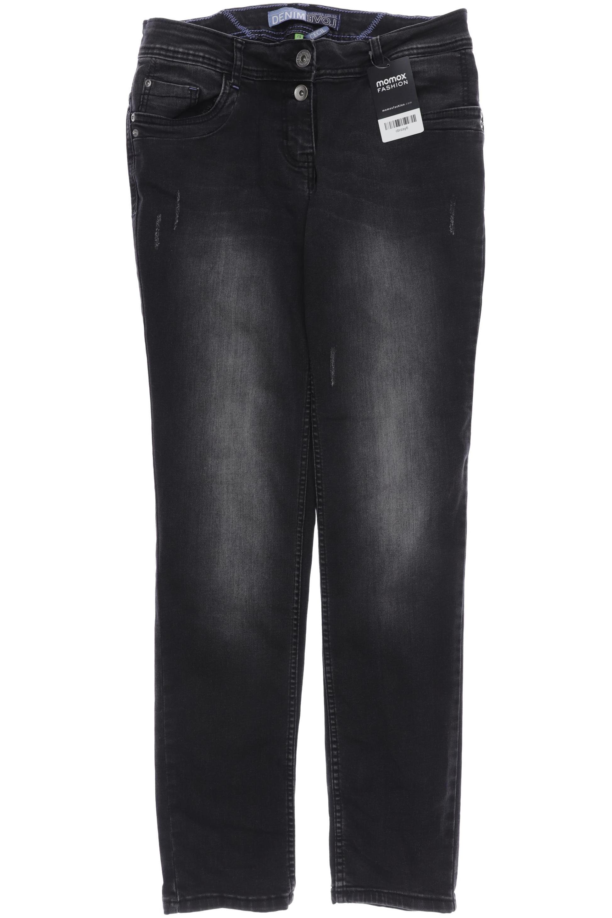 

Cecil Damen Jeans, schwarz, Gr. 40