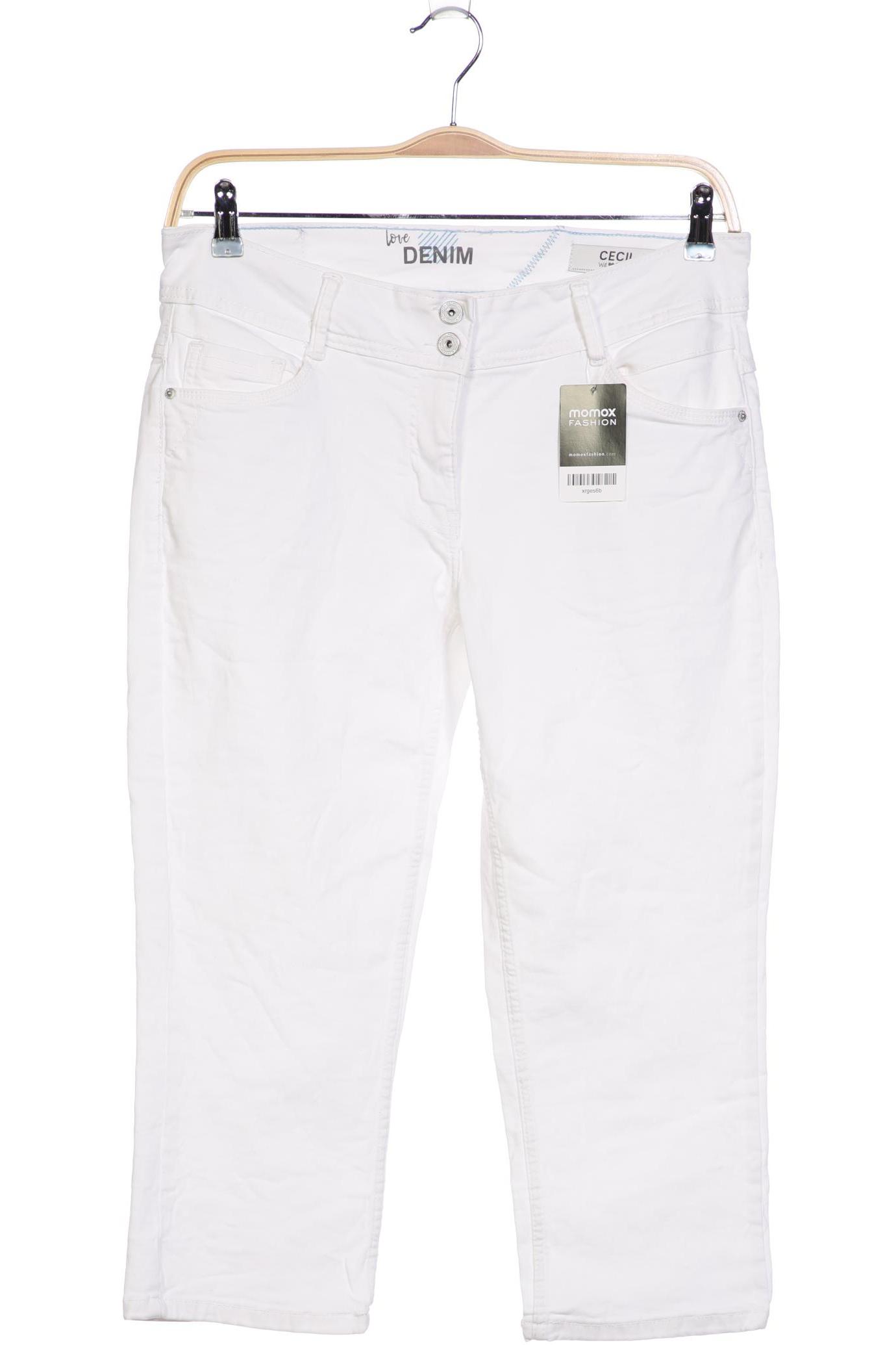 

Cecil Damen Jeans, weiß, Gr. 42
