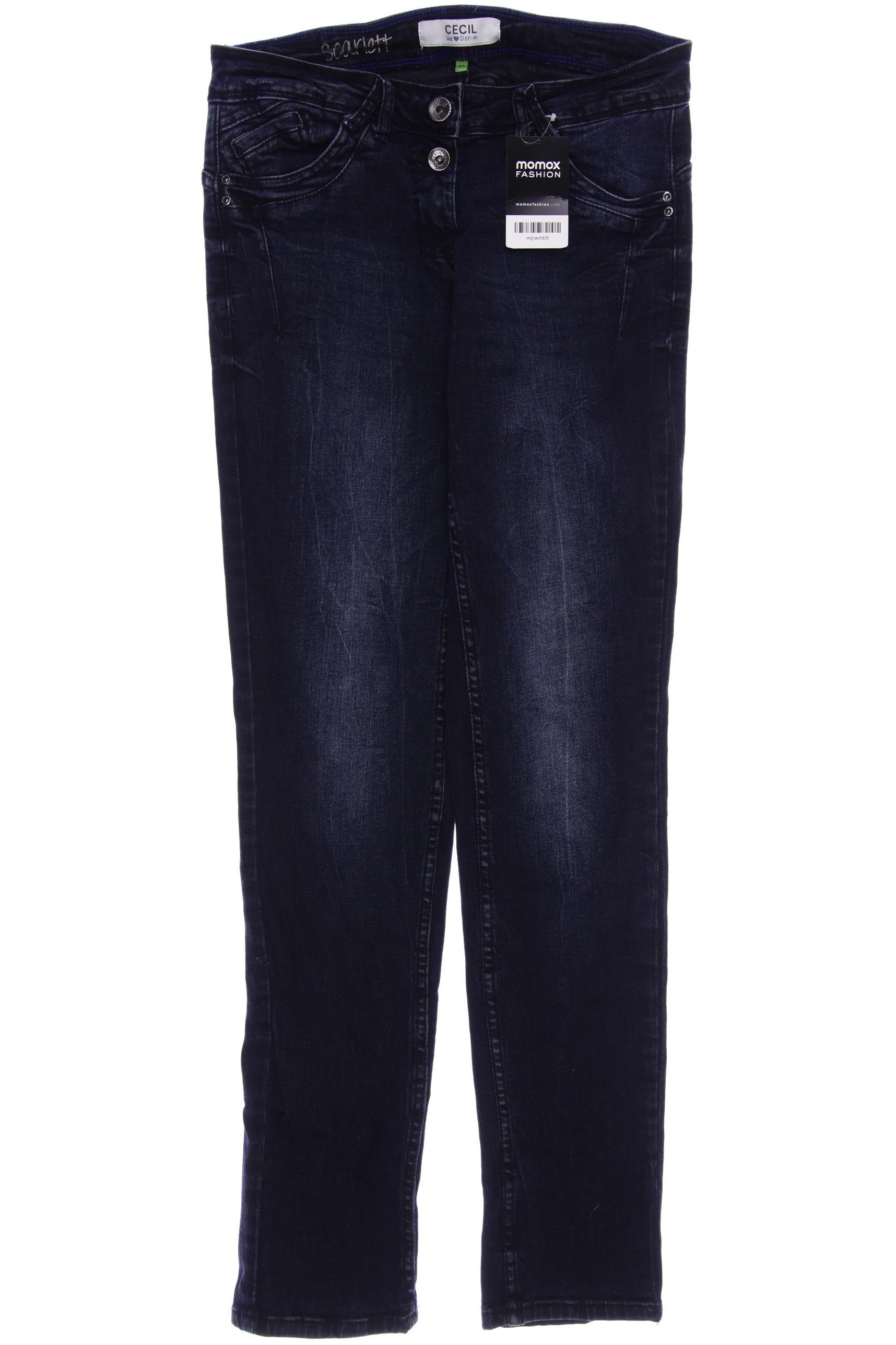 

CECIL Damen Jeans, marineblau