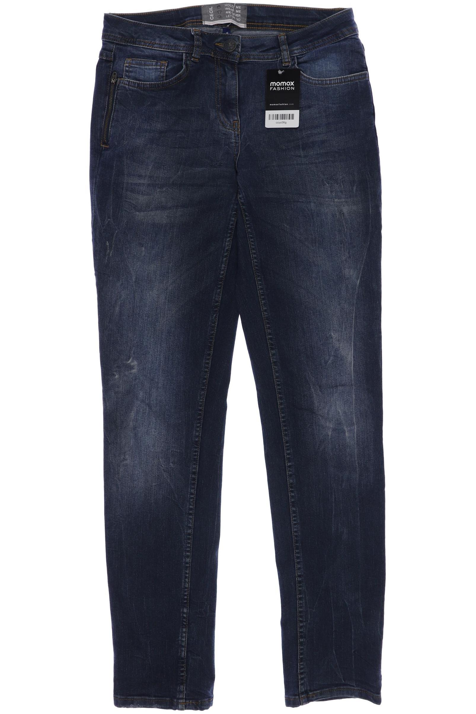 

CECIL Damen Jeans, marineblau