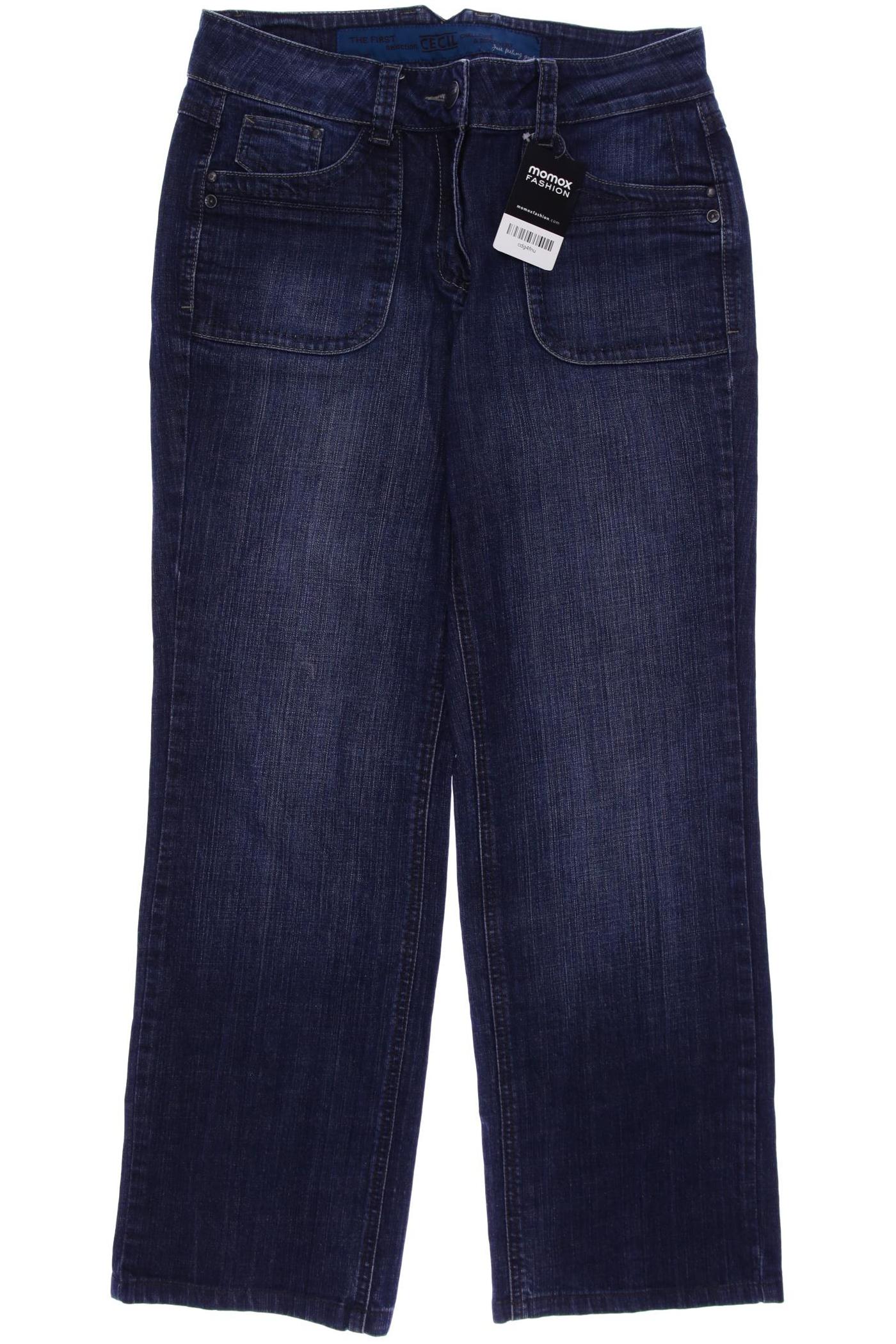 

CECIL Damen Jeans, marineblau