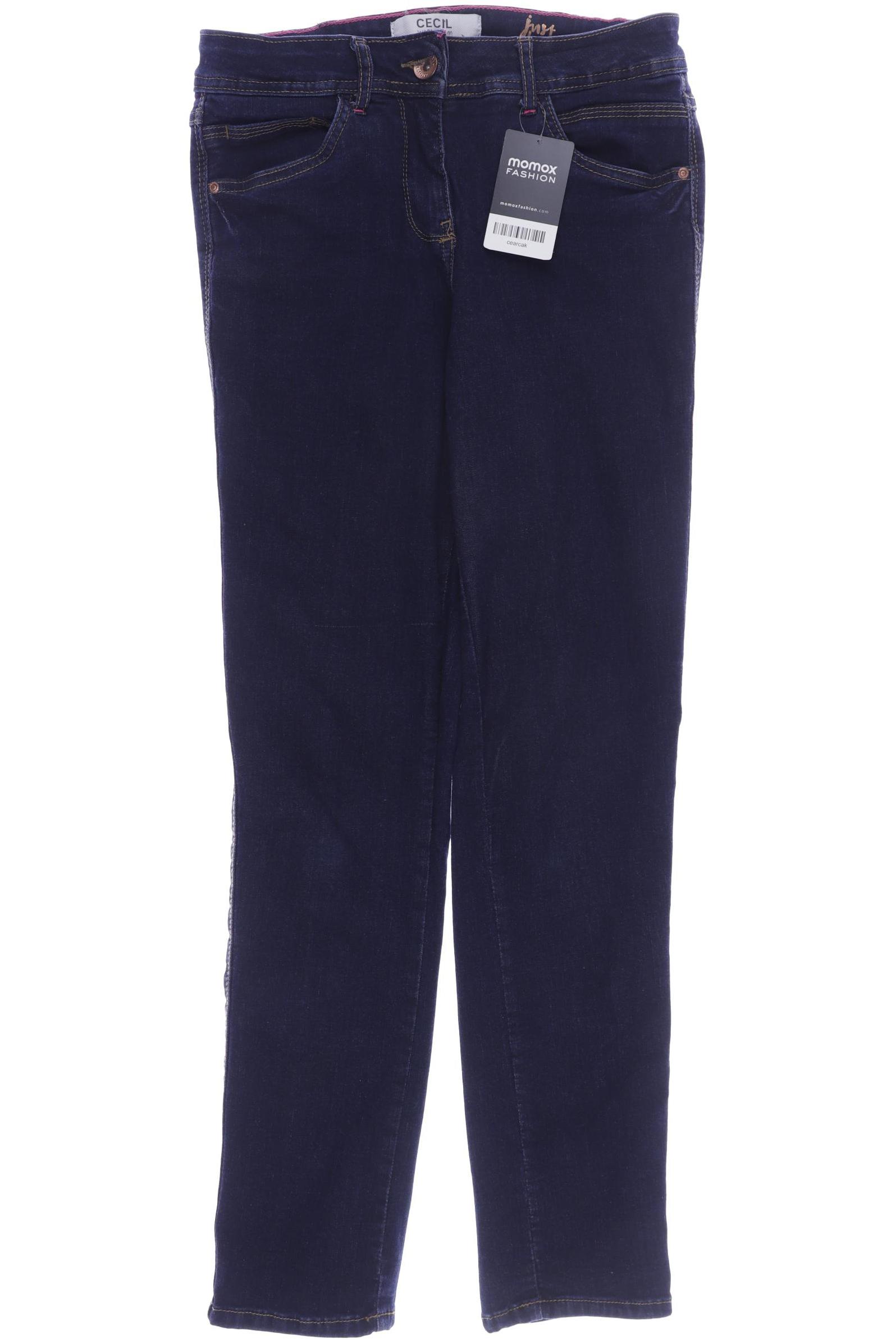 

CECIL Damen Jeans, marineblau