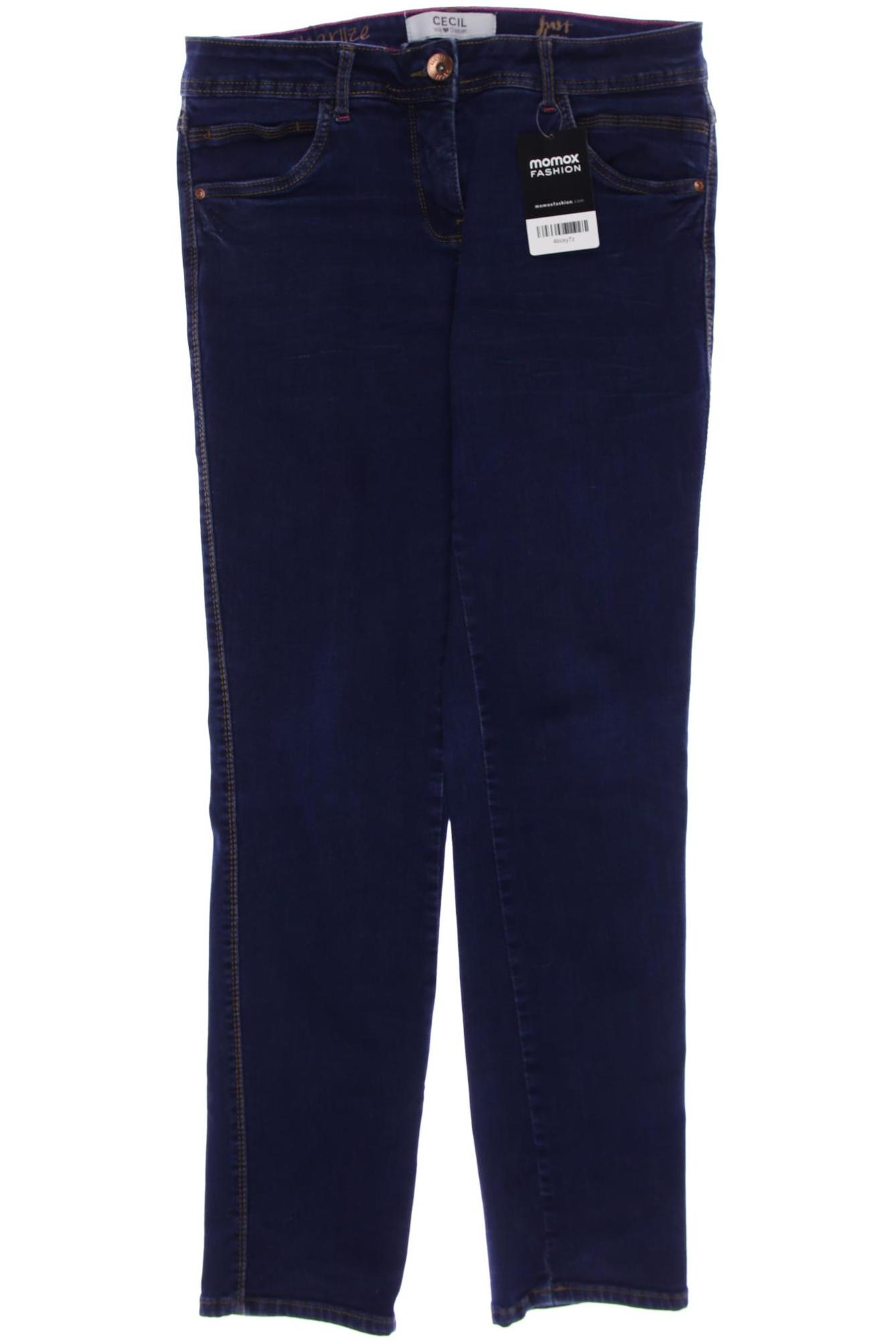 

CECIL Damen Jeans, marineblau