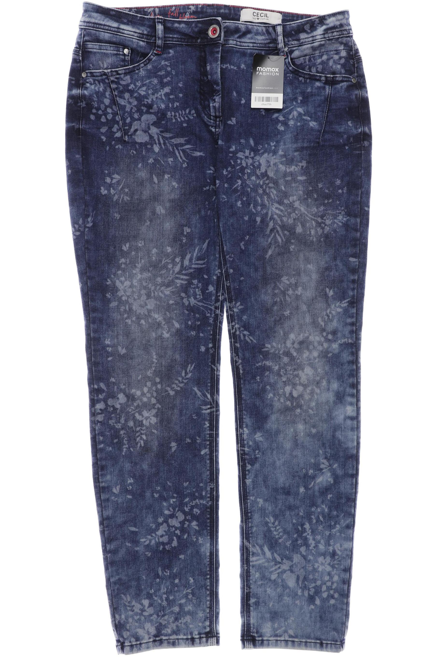 

CECIL Damen Jeans, marineblau