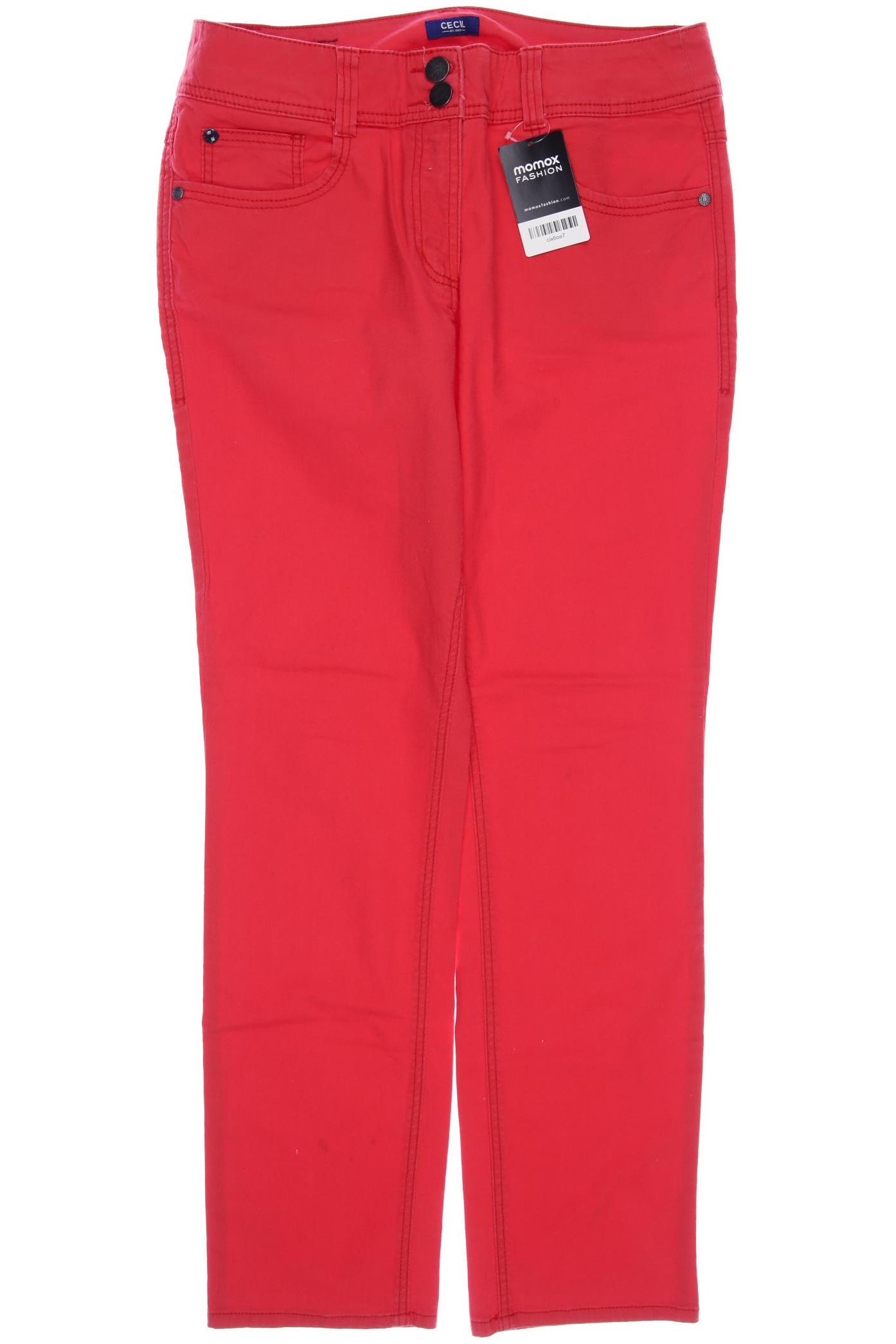 

CECIL Damen Jeans, rot