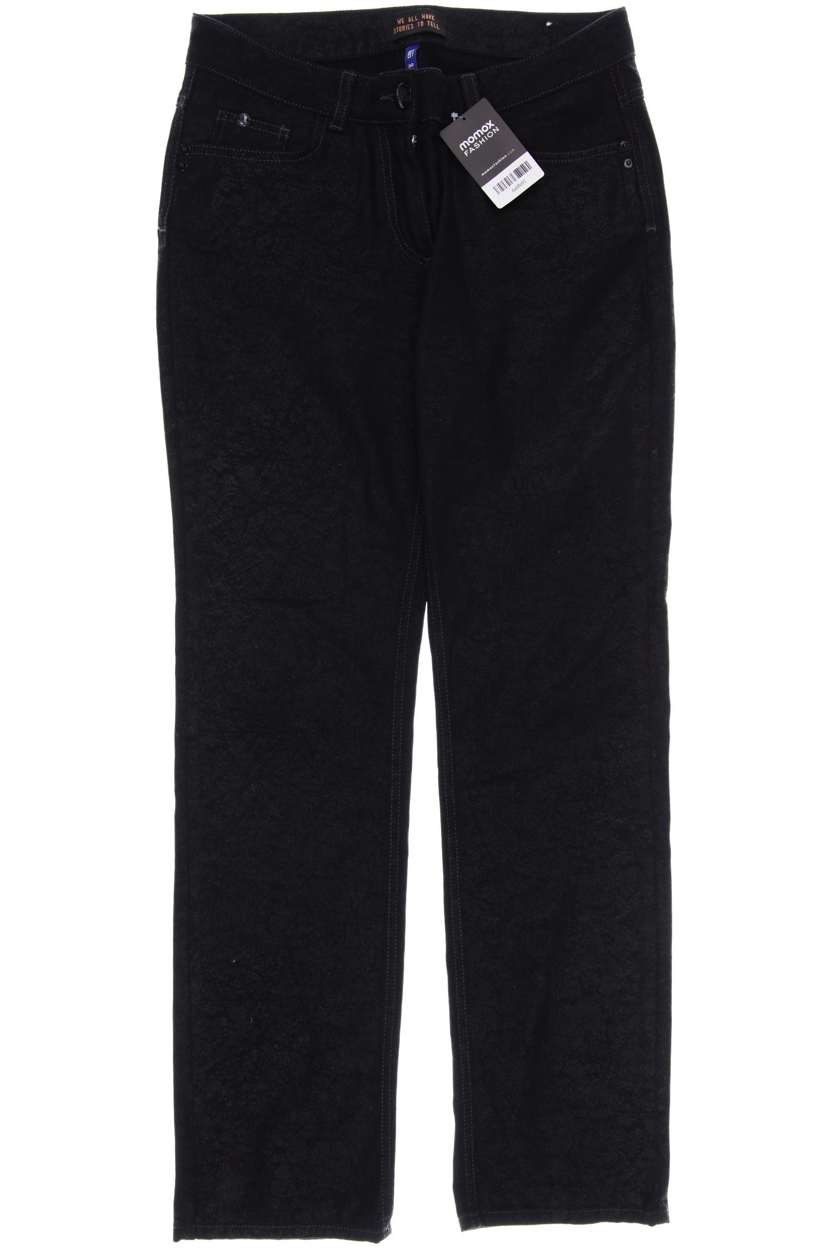 

CECIL Damen Jeans, schwarz