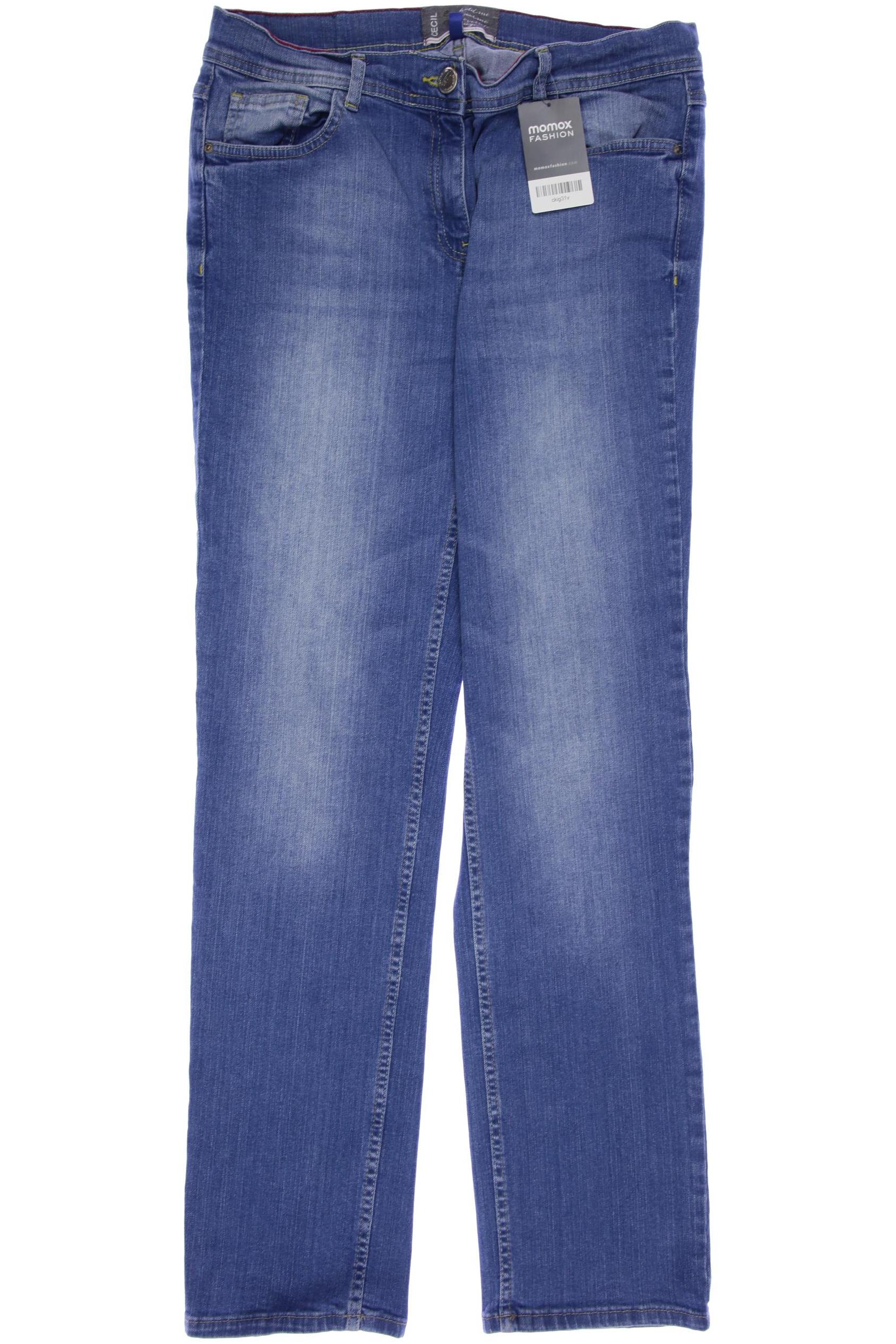 

CECIL Damen Jeans, blau