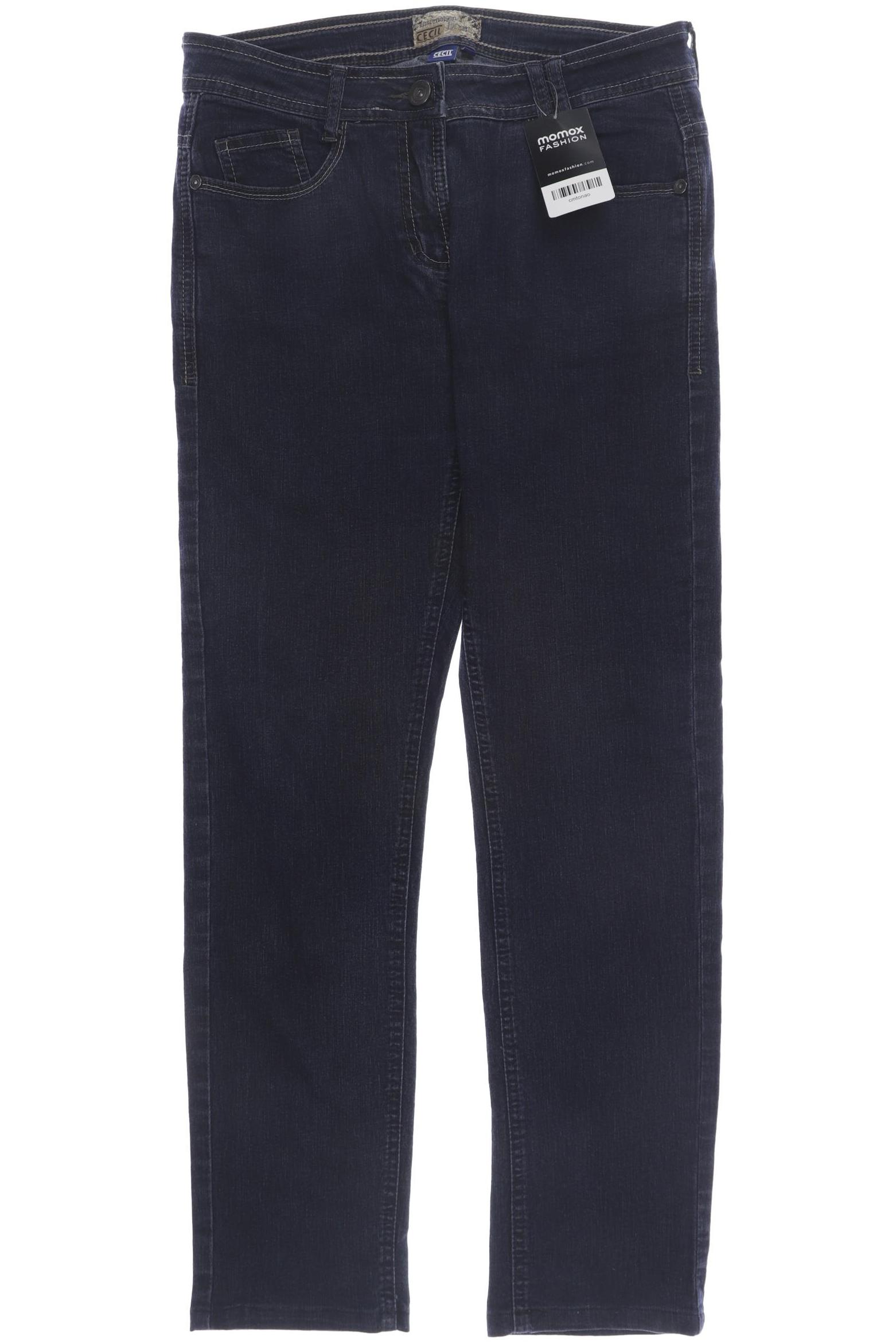 

CECIL Damen Jeans, marineblau