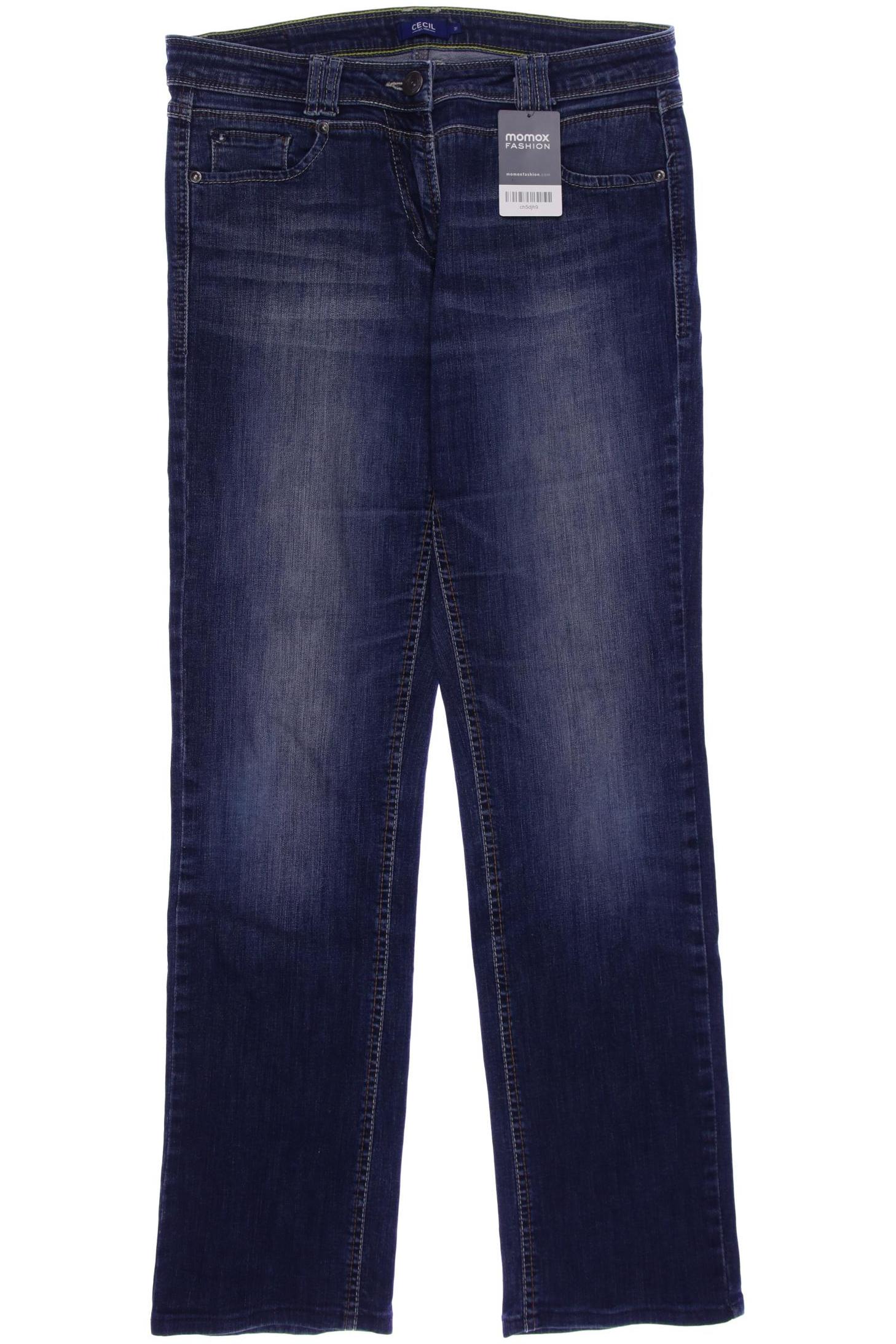 

CECIL Damen Jeans, blau