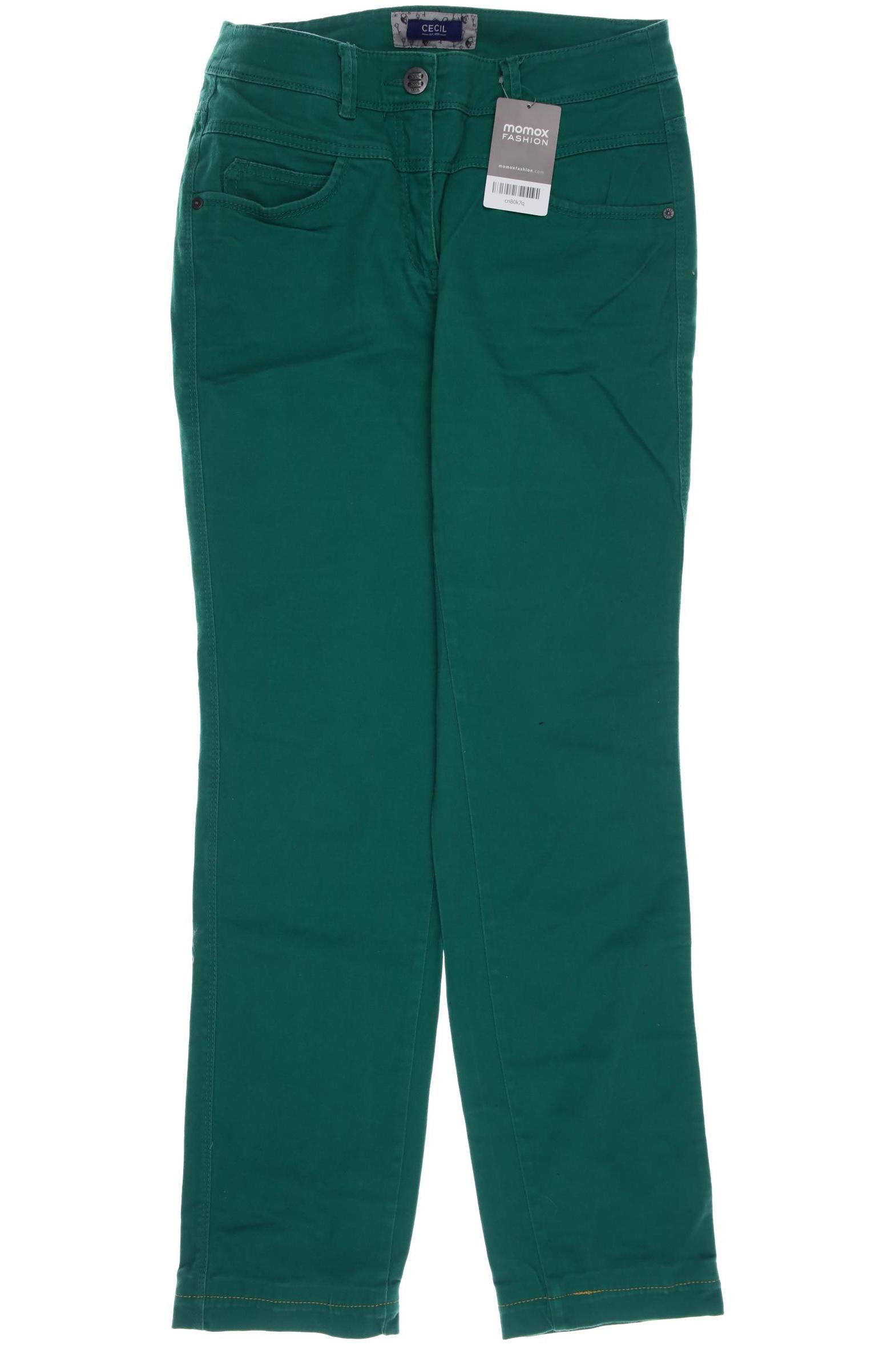 

Cecil Damen Jeans, grün, Gr. 28