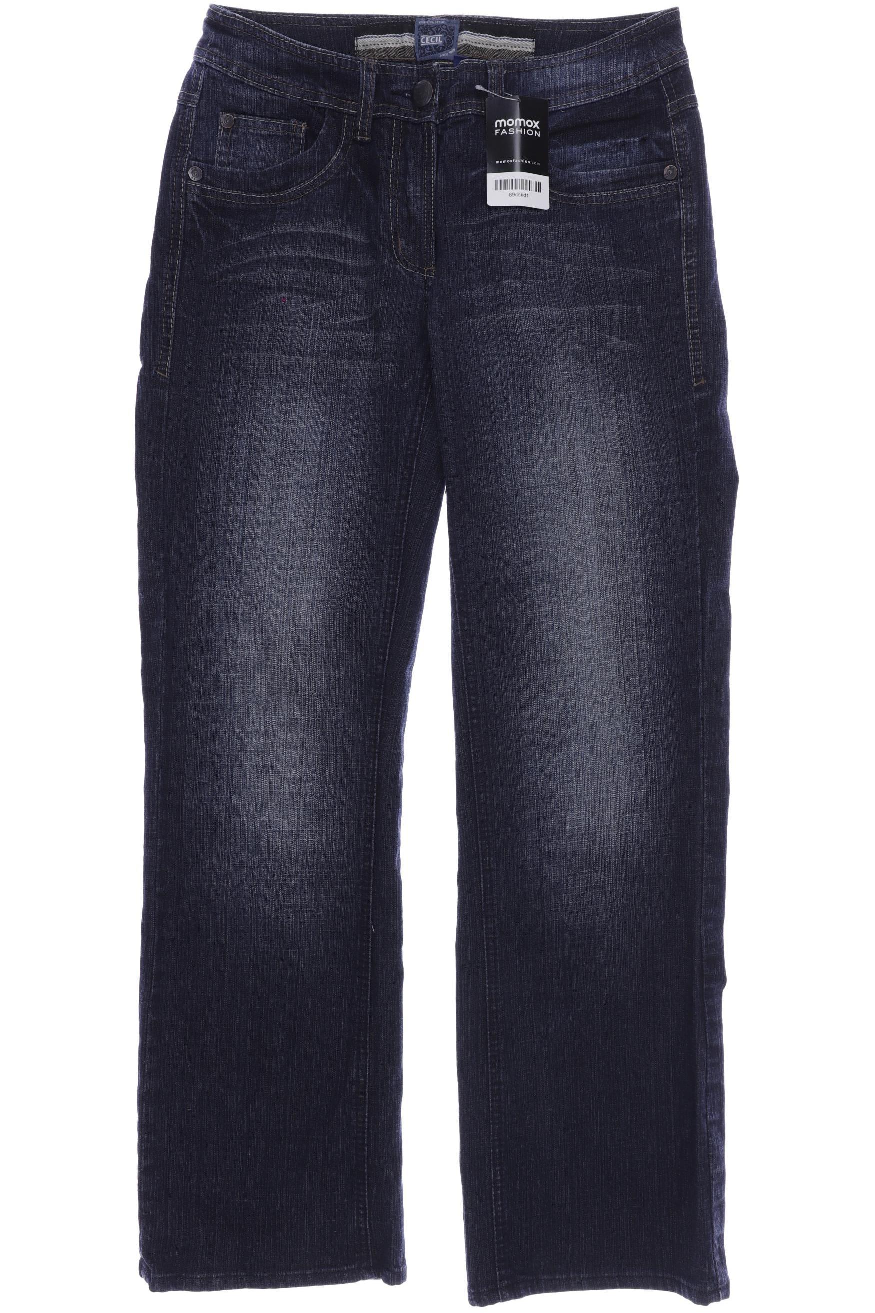 

CECIL Damen Jeans, marineblau