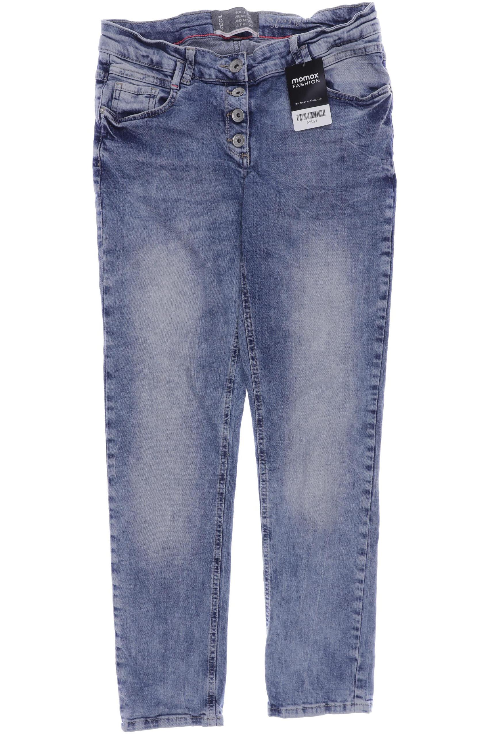 

CECIL Damen Jeans, blau