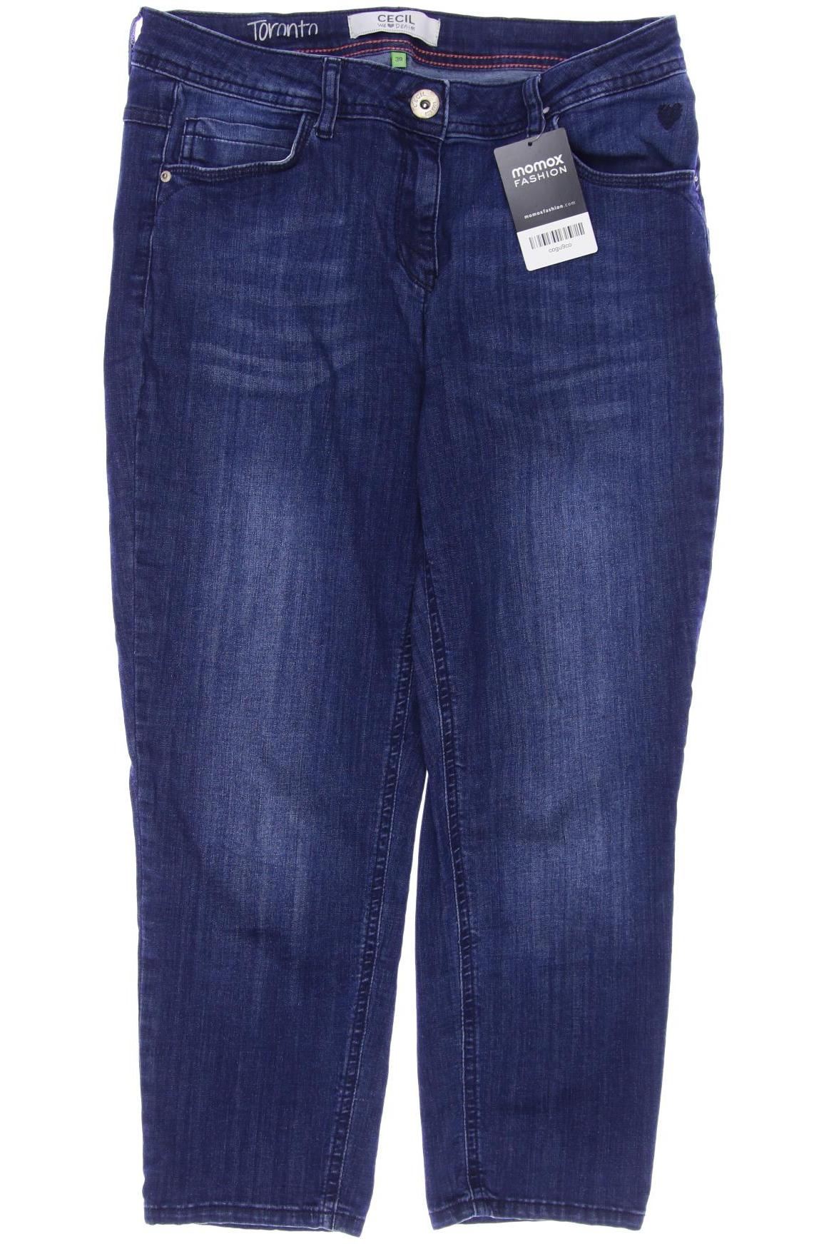 

CECIL Damen Jeans, blau