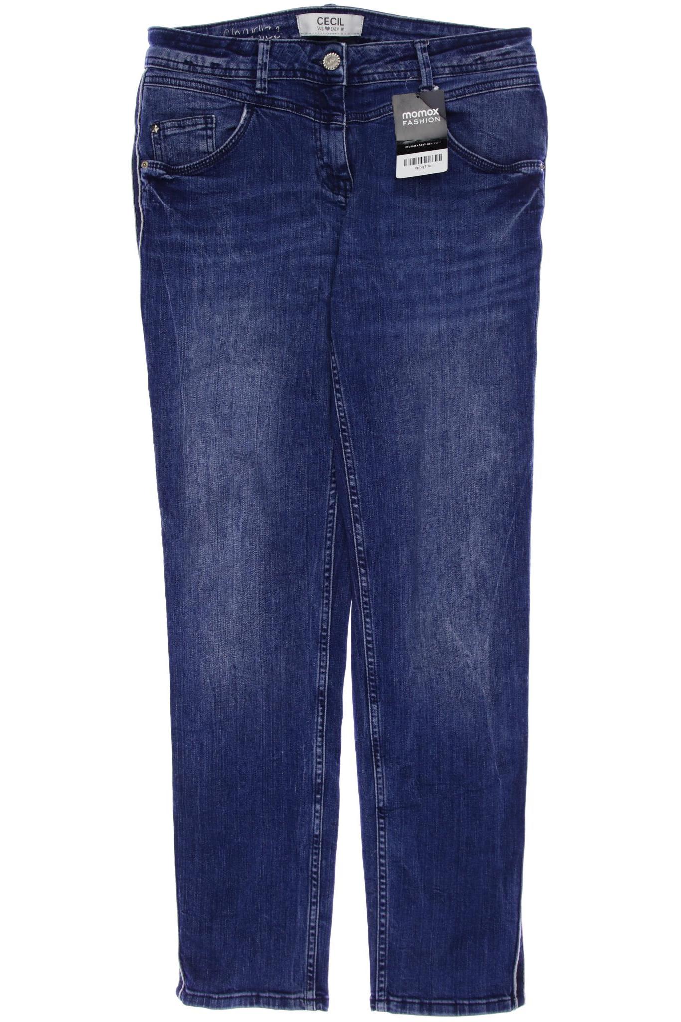 

CECIL Damen Jeans, blau