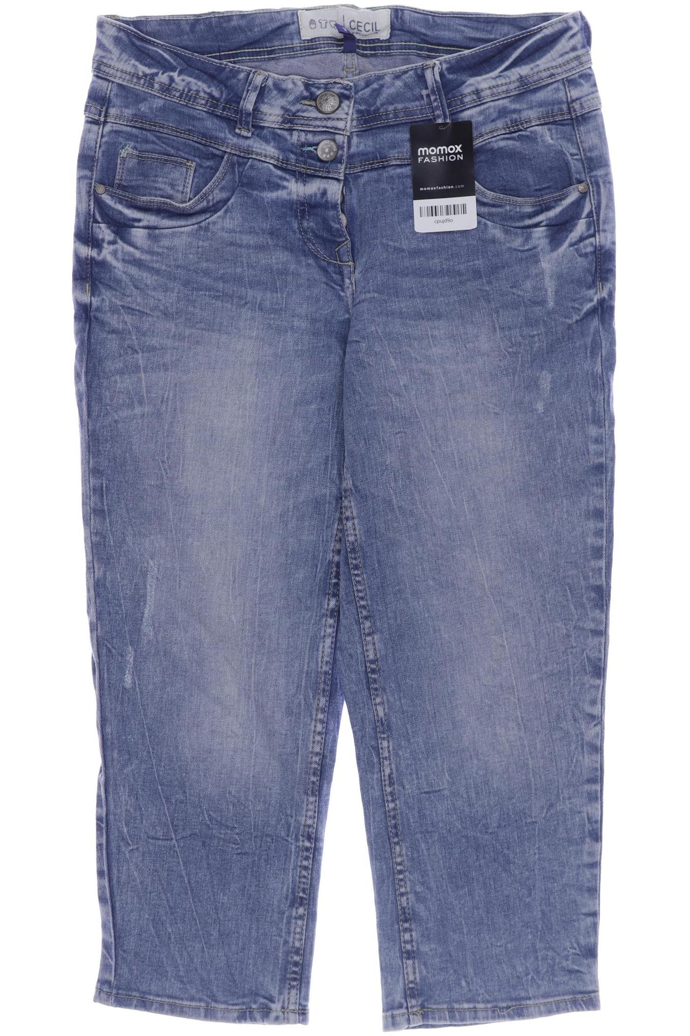 

CECIL Damen Jeans, blau