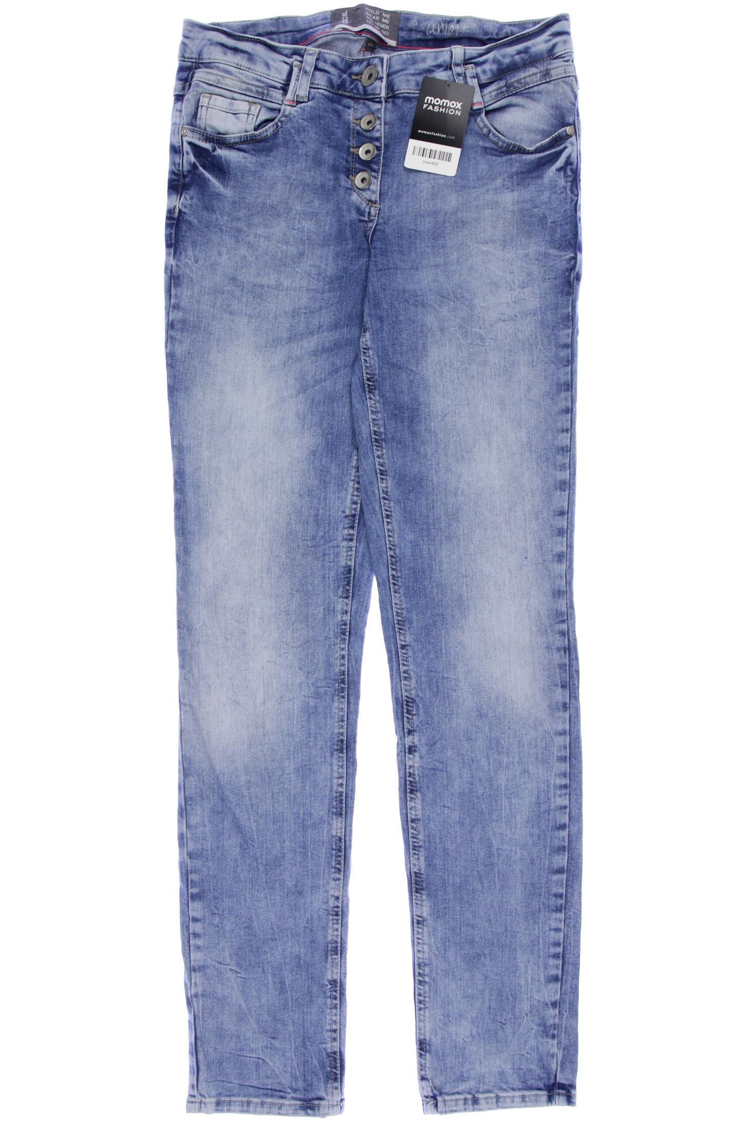 

CECIL Damen Jeans, blau