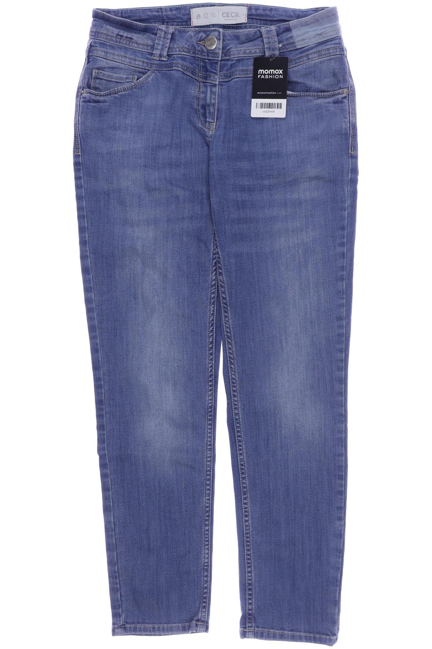 

CECIL Damen Jeans, blau