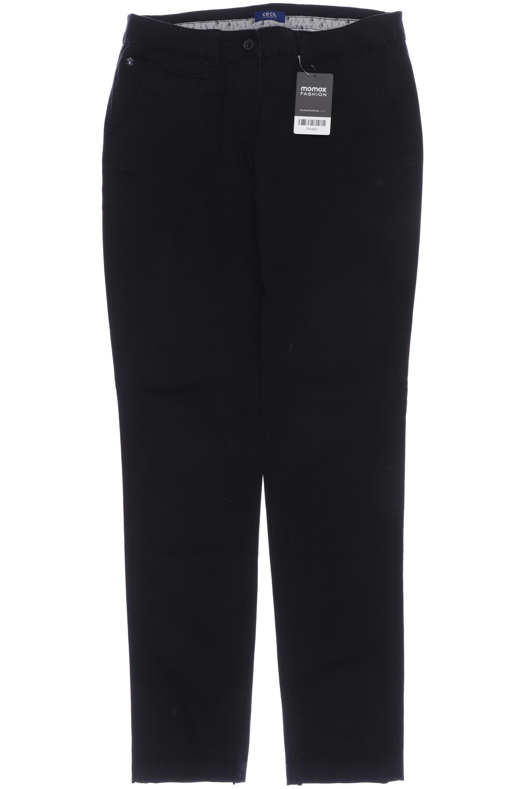 

CECIL Damen Jeans, schwarz