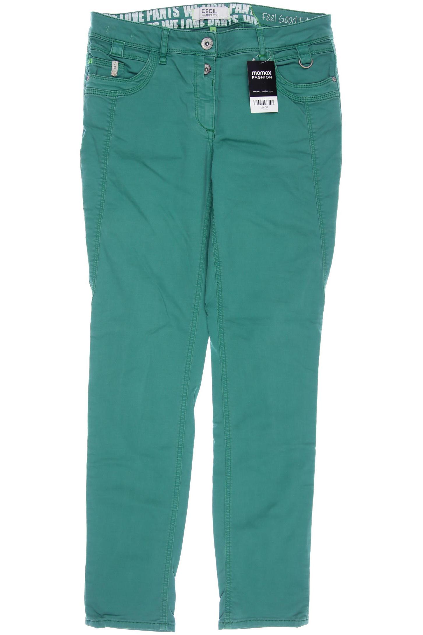 

CECIL Damen Jeans, grün
