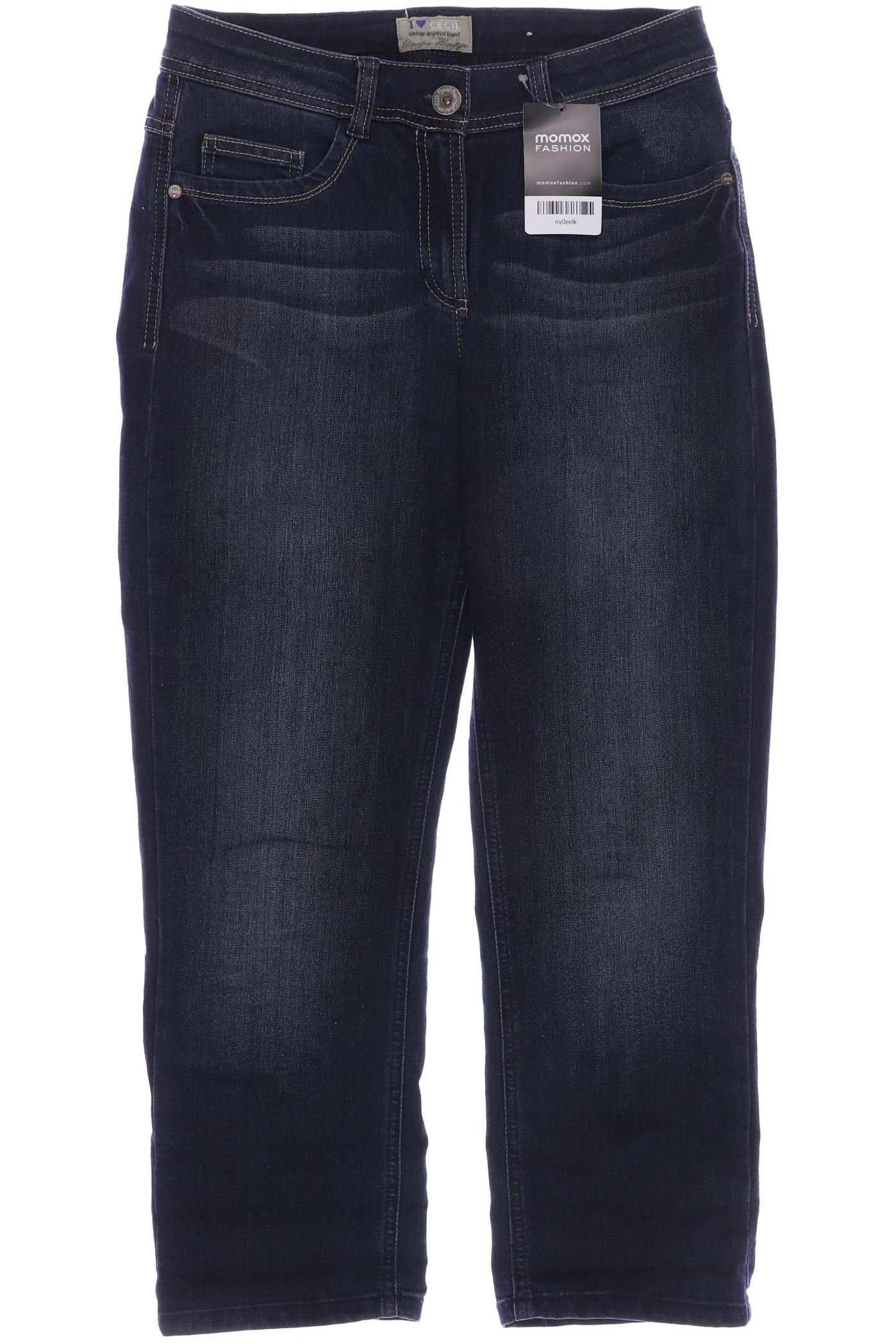 

CECIL Damen Jeans, marineblau