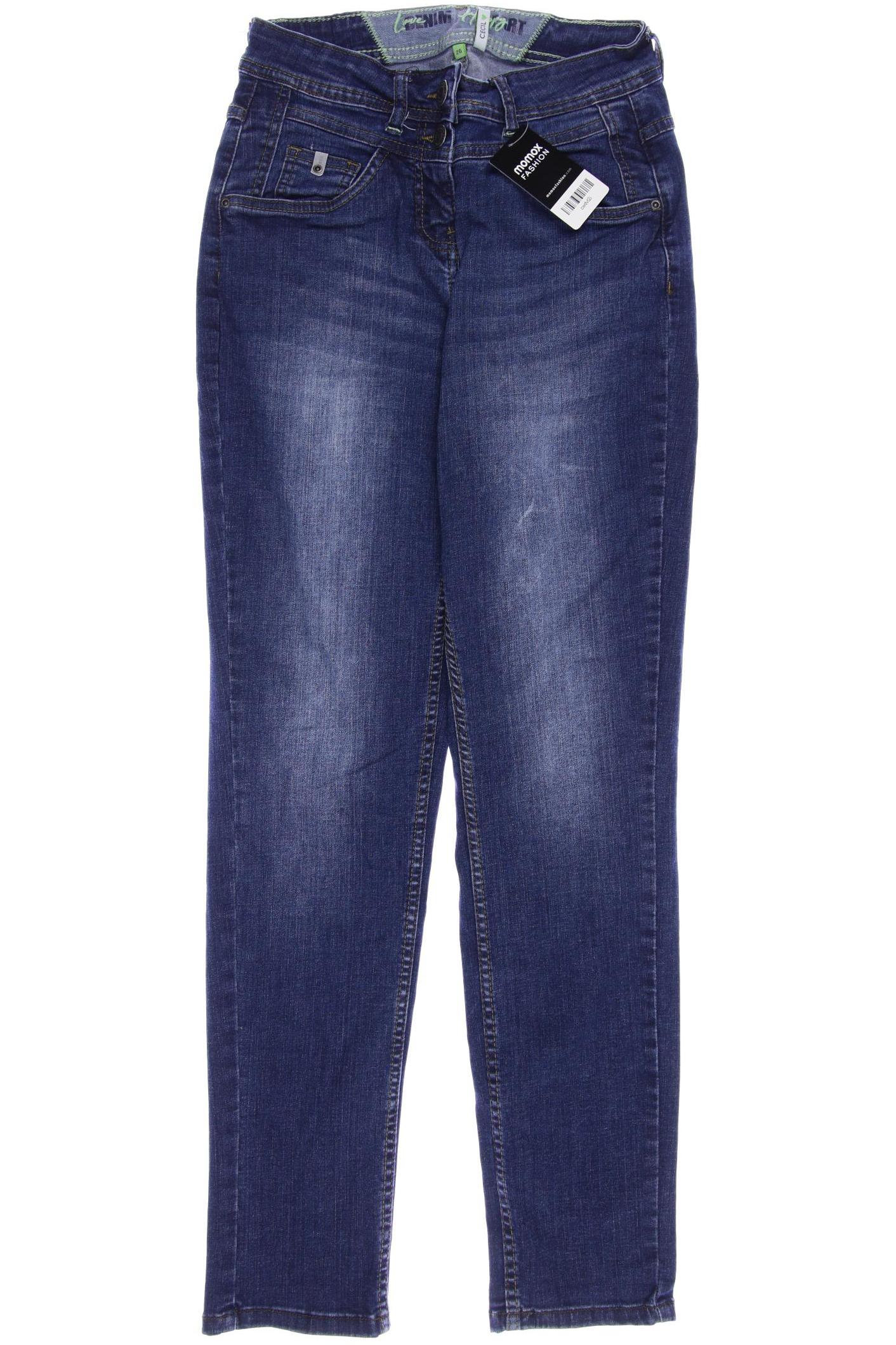 

CECIL Damen Jeans, marineblau