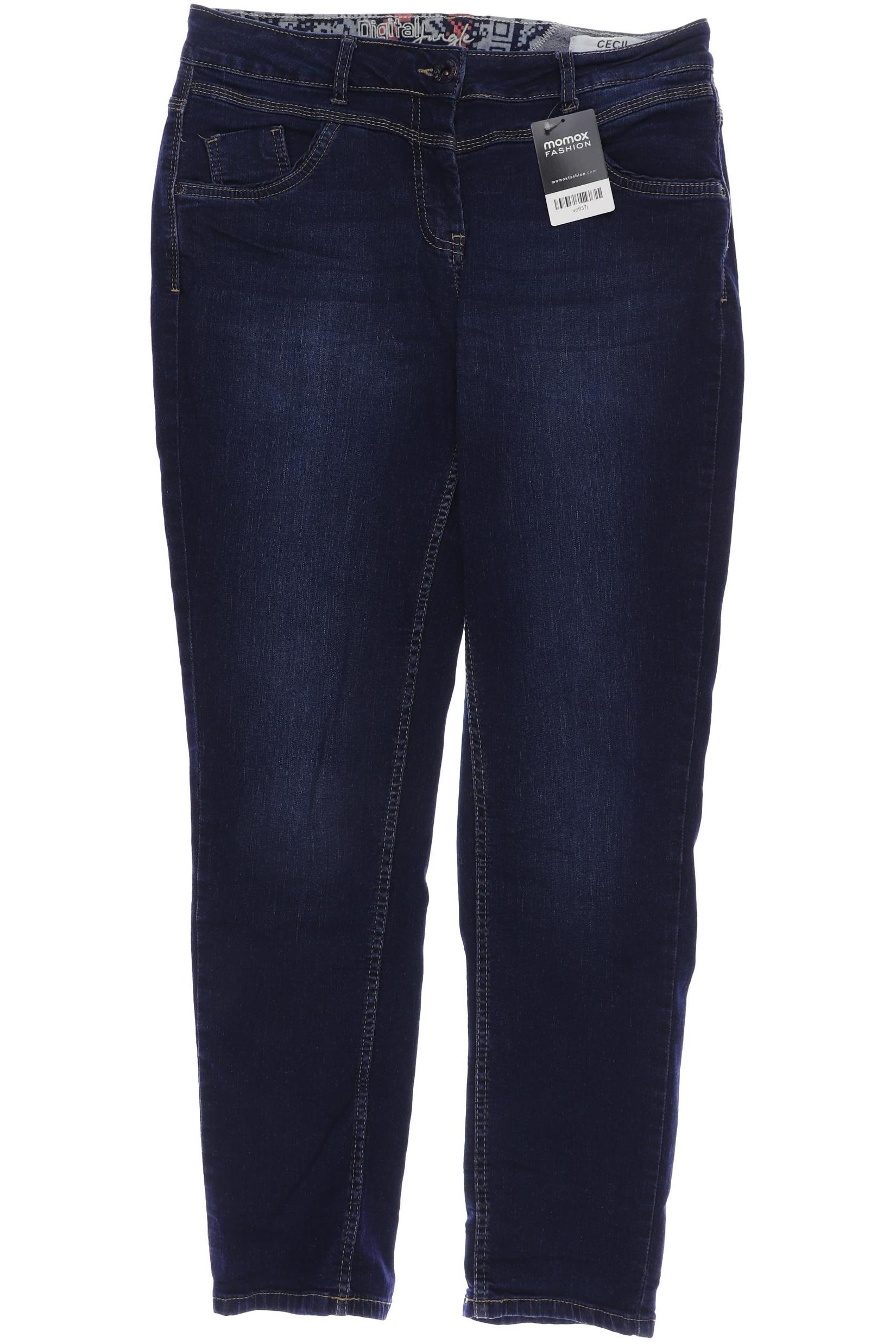 

CECIL Damen Jeans, blau