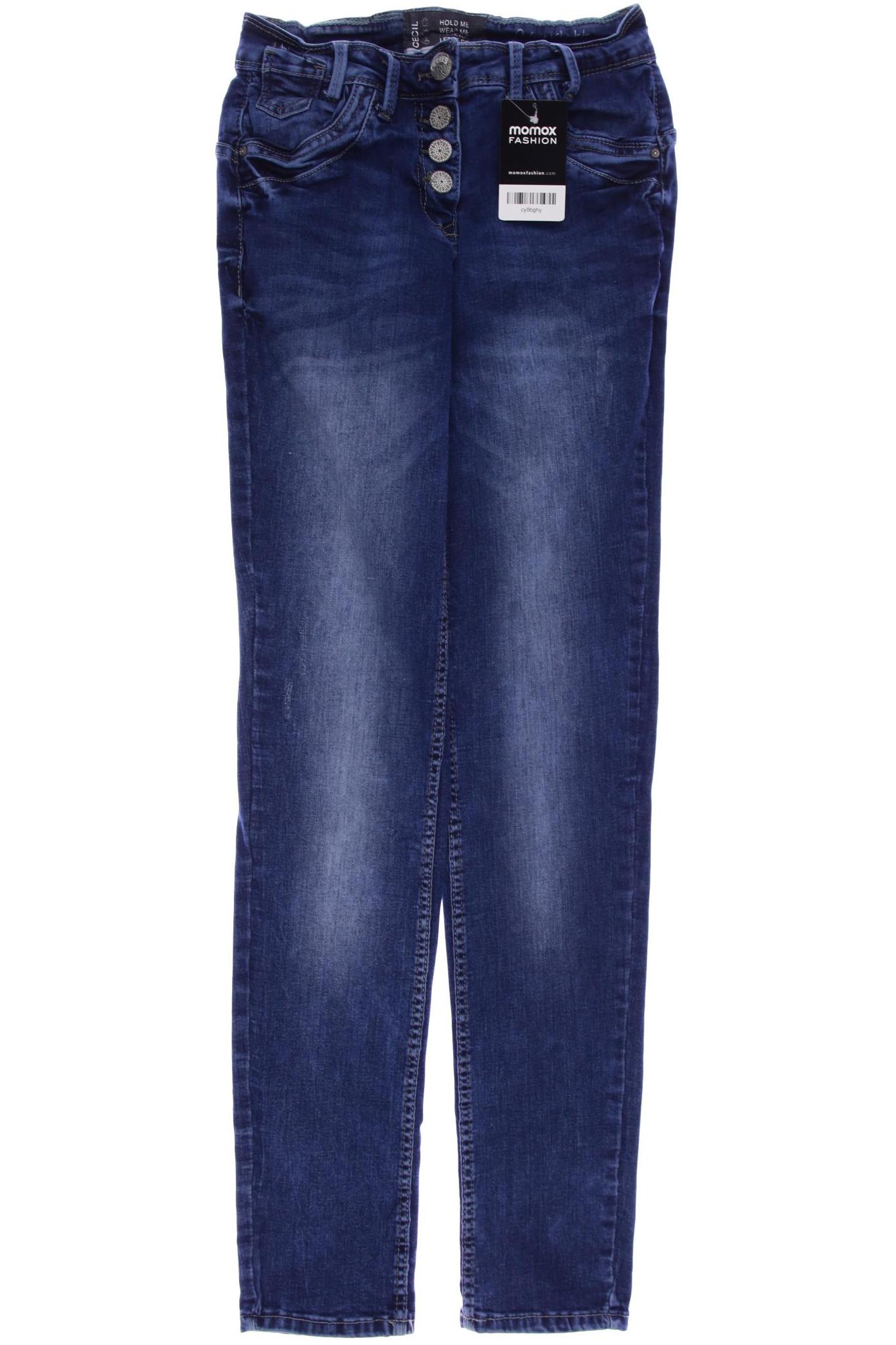 

CECIL Damen Jeans, marineblau