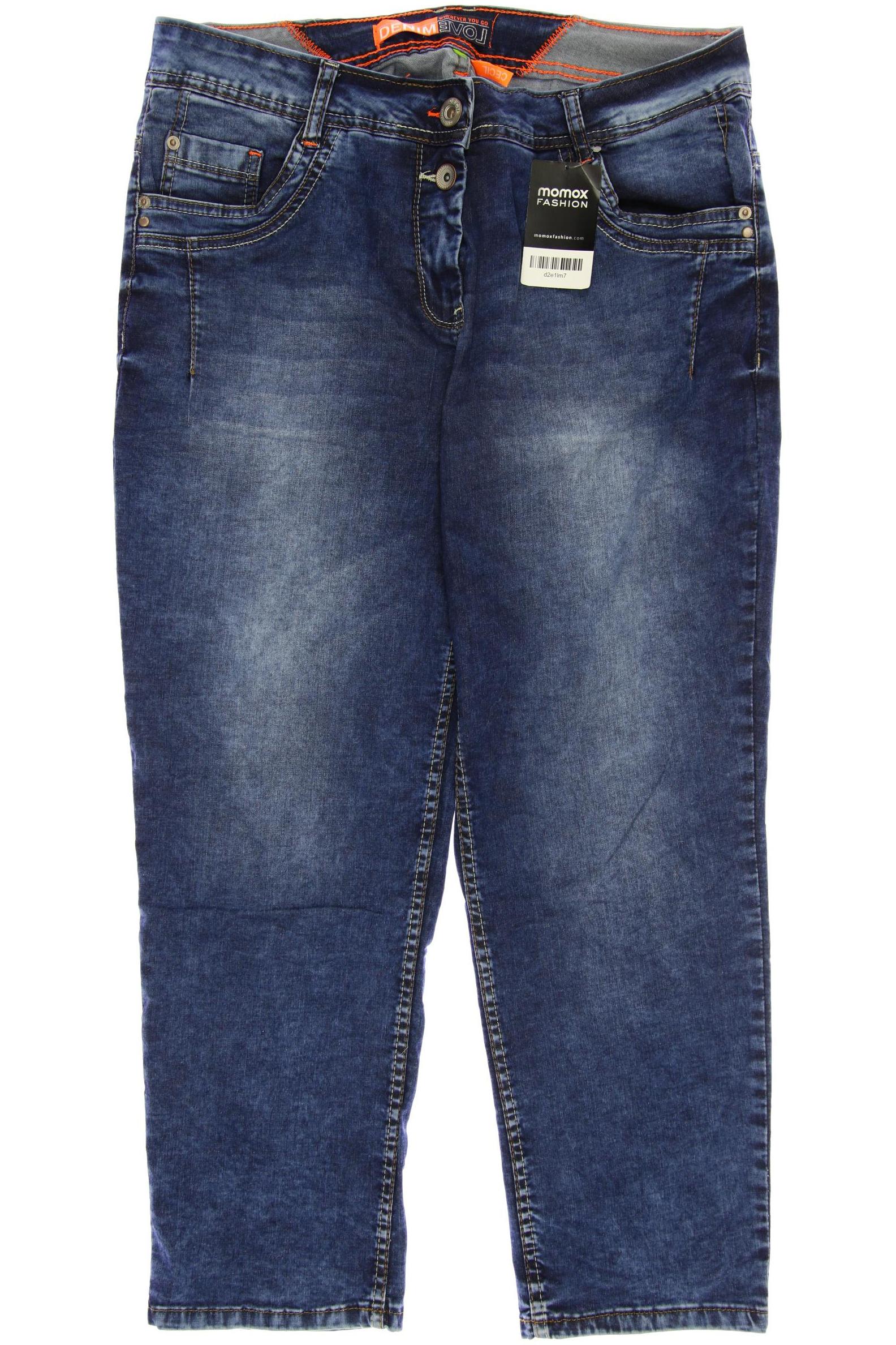 

CECIL Damen Jeans, marineblau