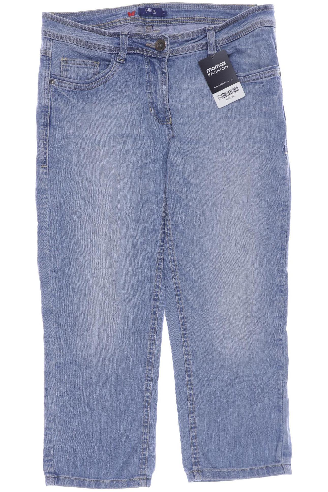 

CECIL Damen Jeans, blau