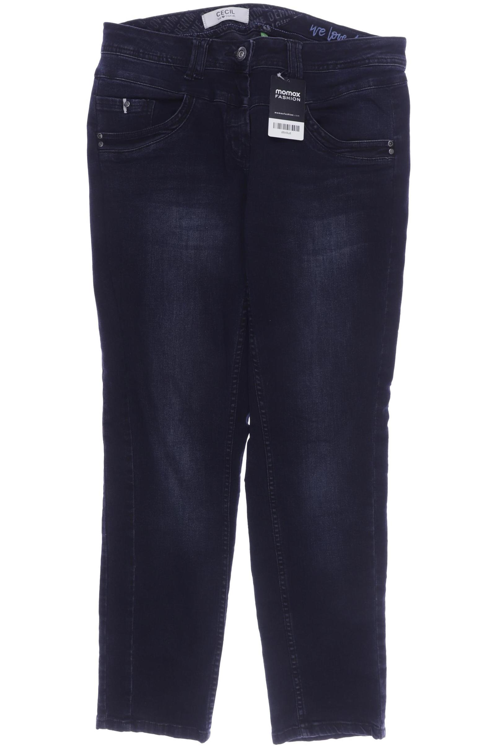 

CECIL Damen Jeans, marineblau