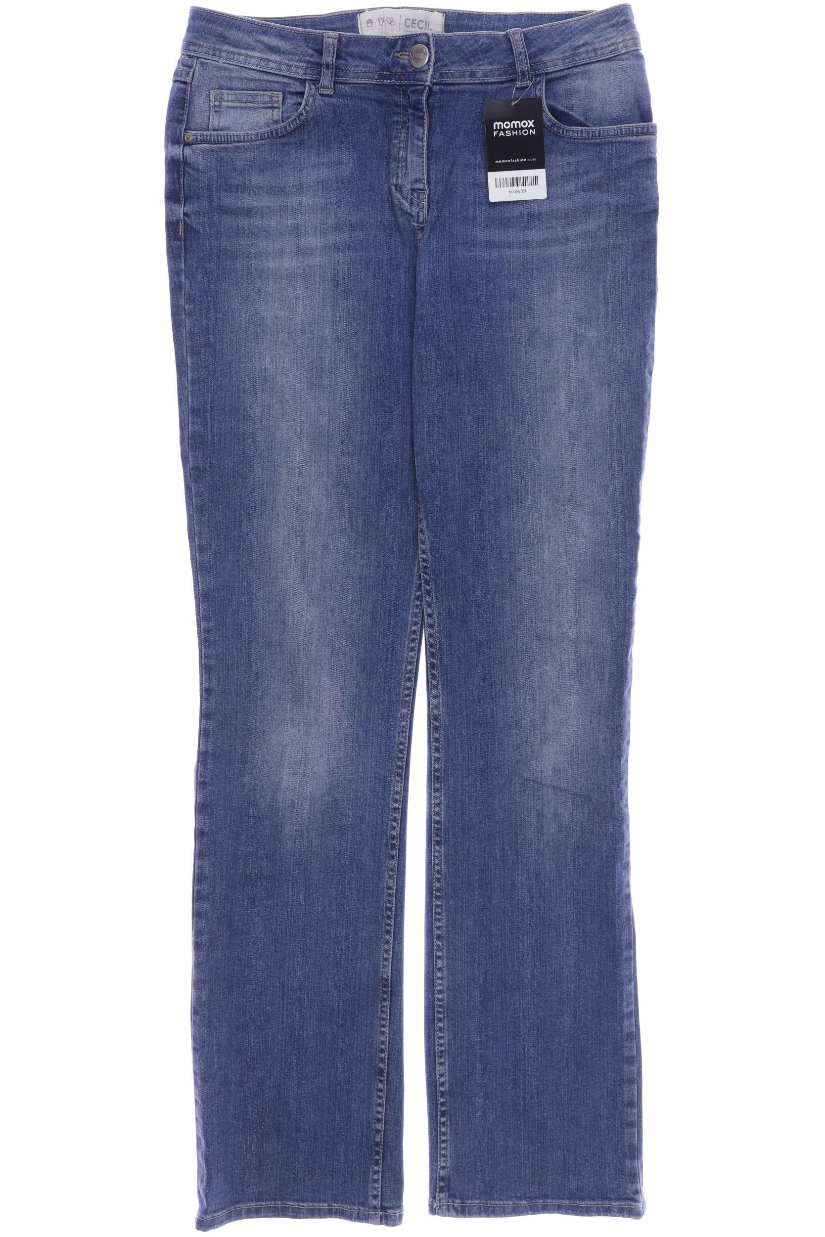 

CECIL Damen Jeans, blau
