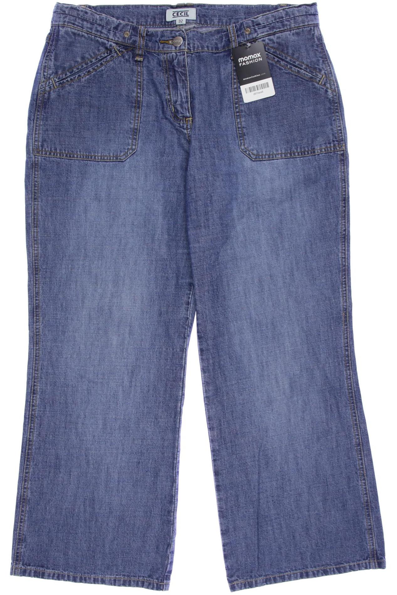 

CECIL Damen Jeans, blau