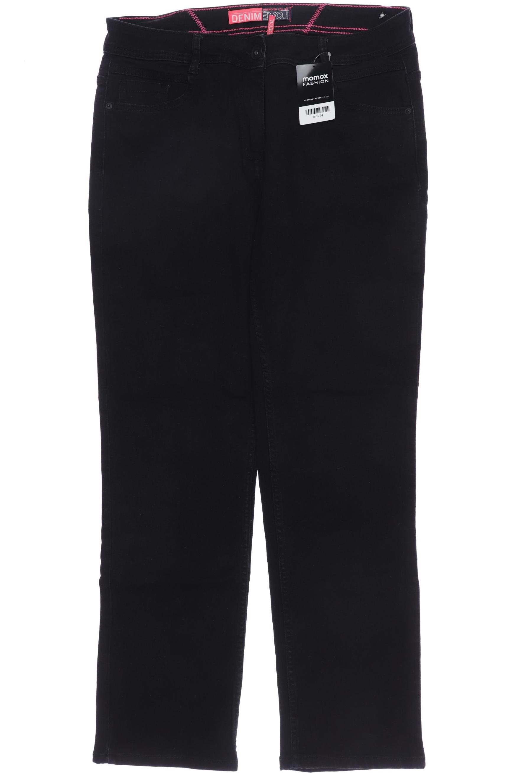 

Cecil Damen Jeans, schwarz, Gr. 33