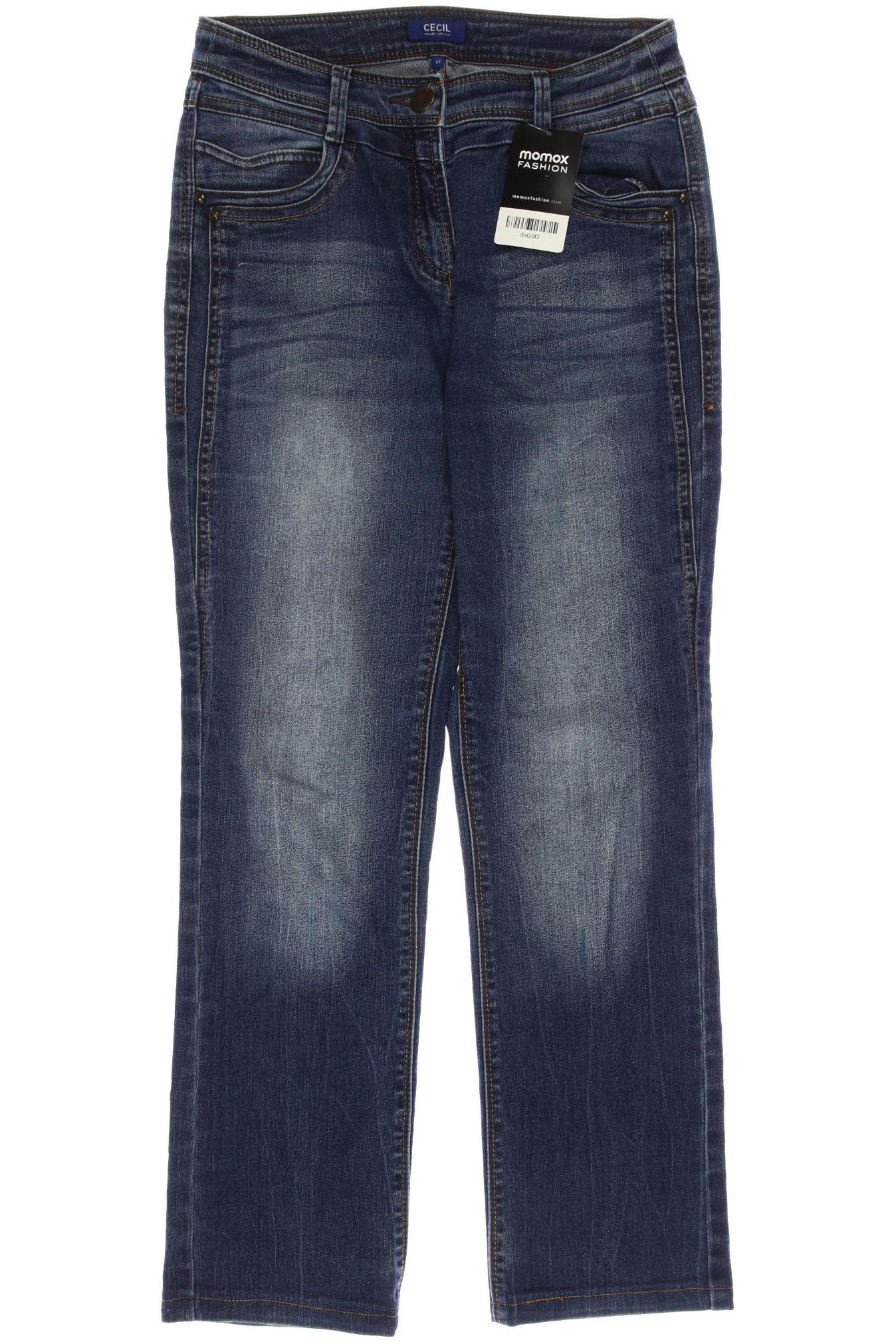 

CECIL Damen Jeans, blau