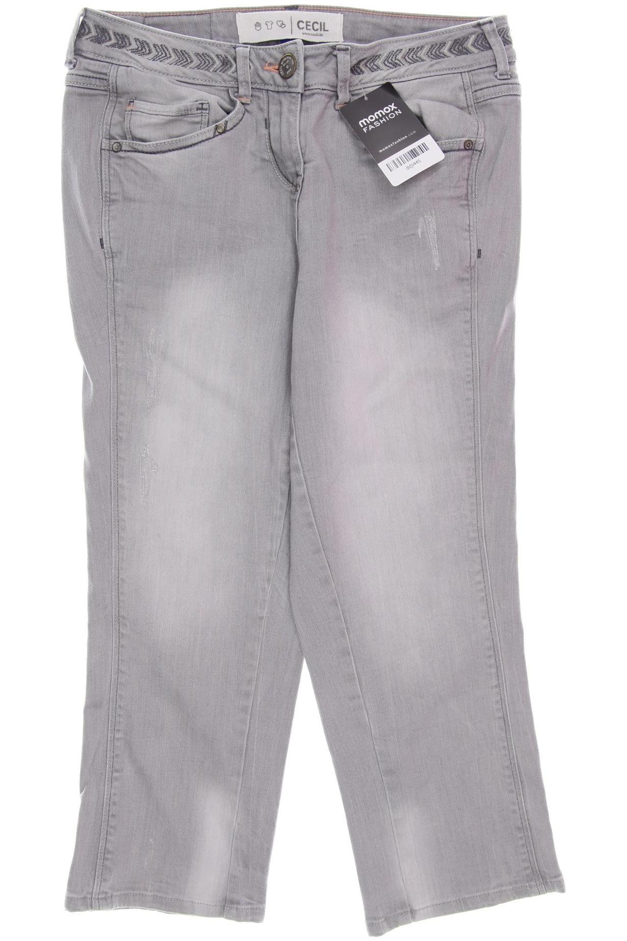 

CECIL Damen Jeans, grau