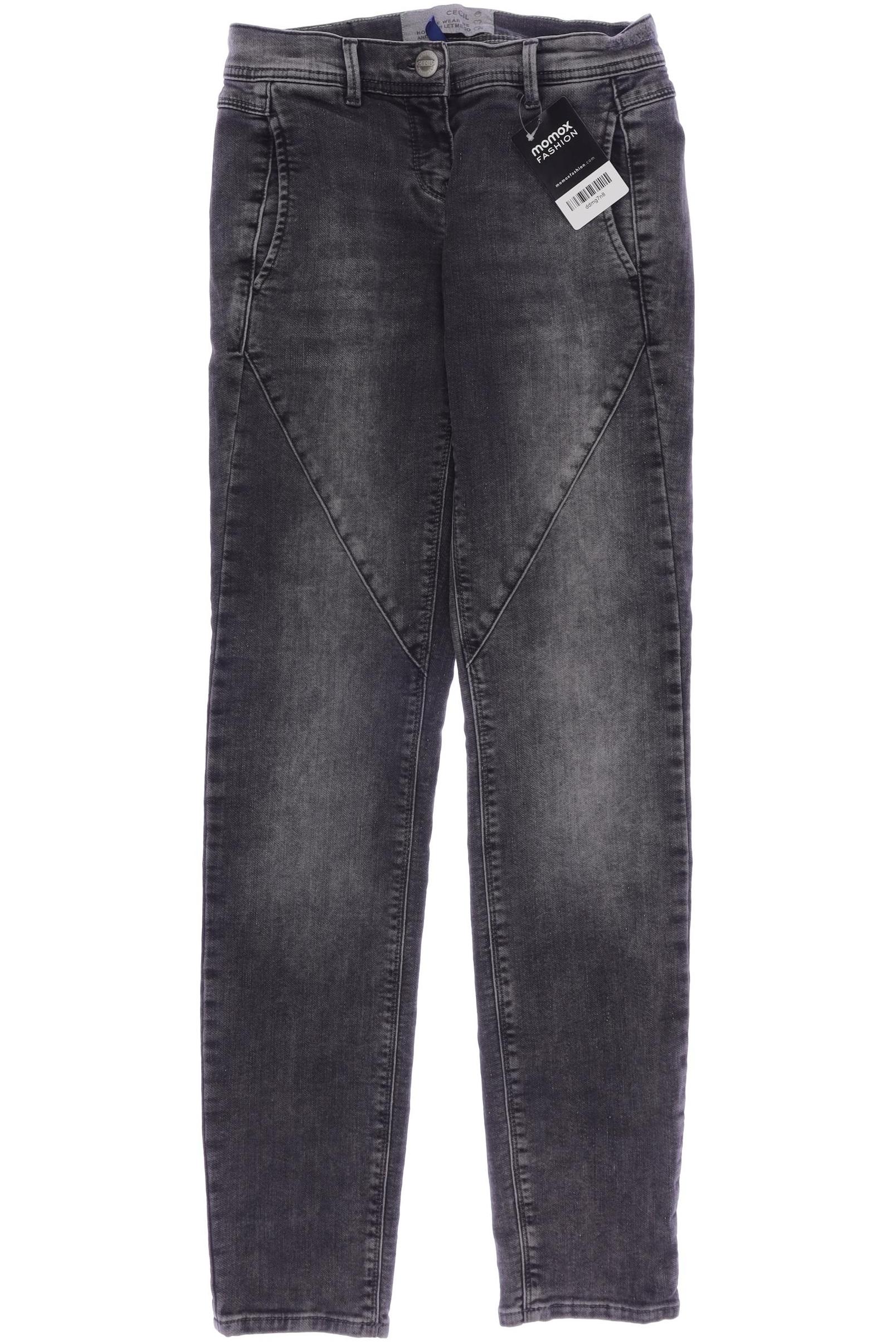 

Cecil Damen Jeans, grau, Gr. 26