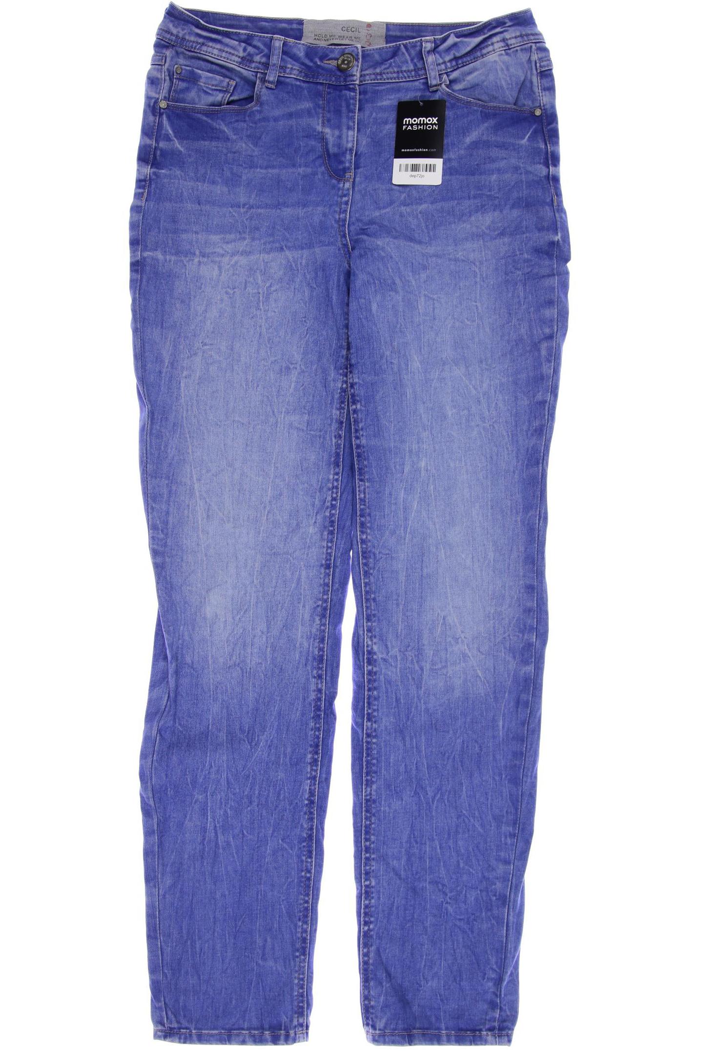 

CECIL Damen Jeans, blau