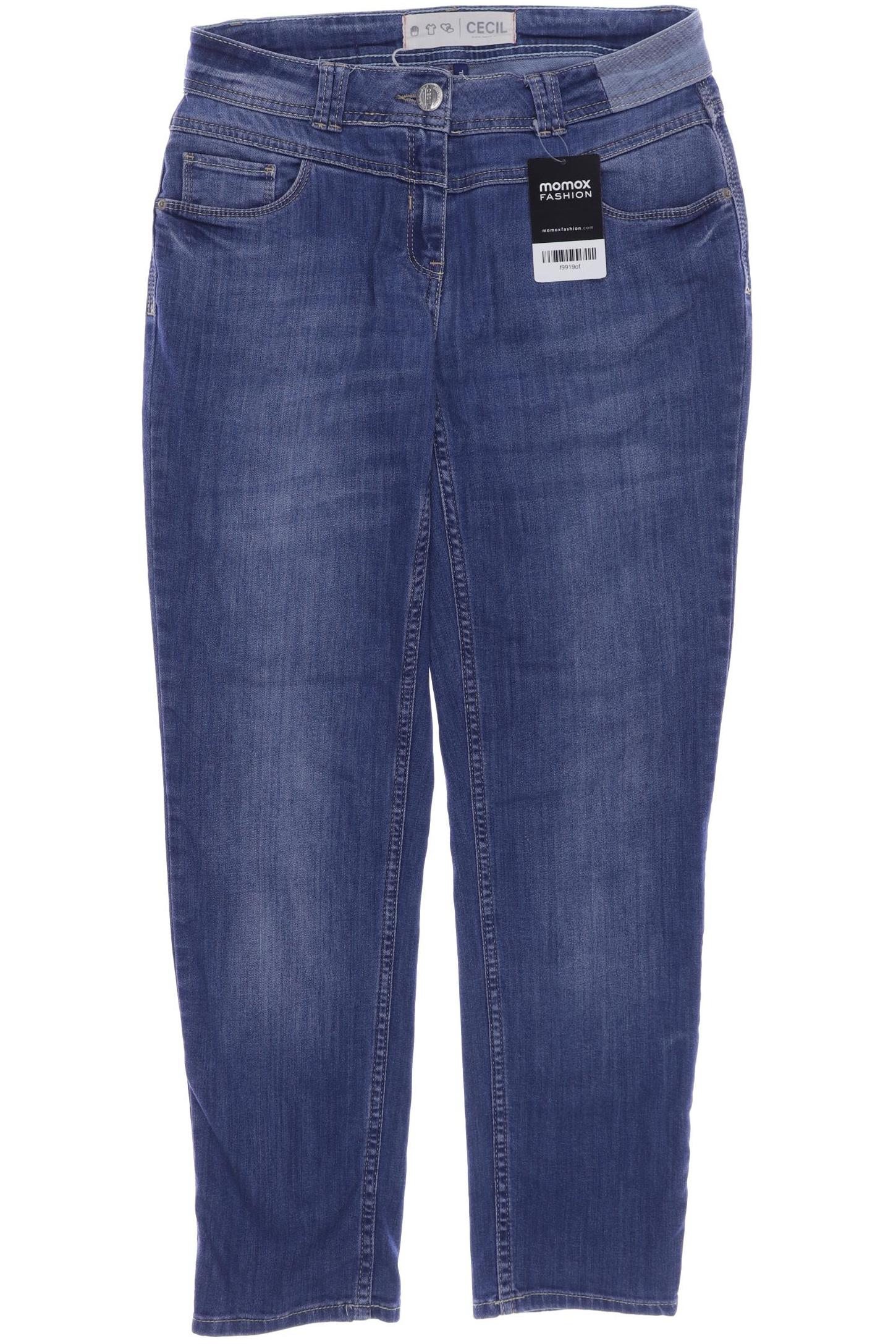 

CECIL Damen Jeans, blau